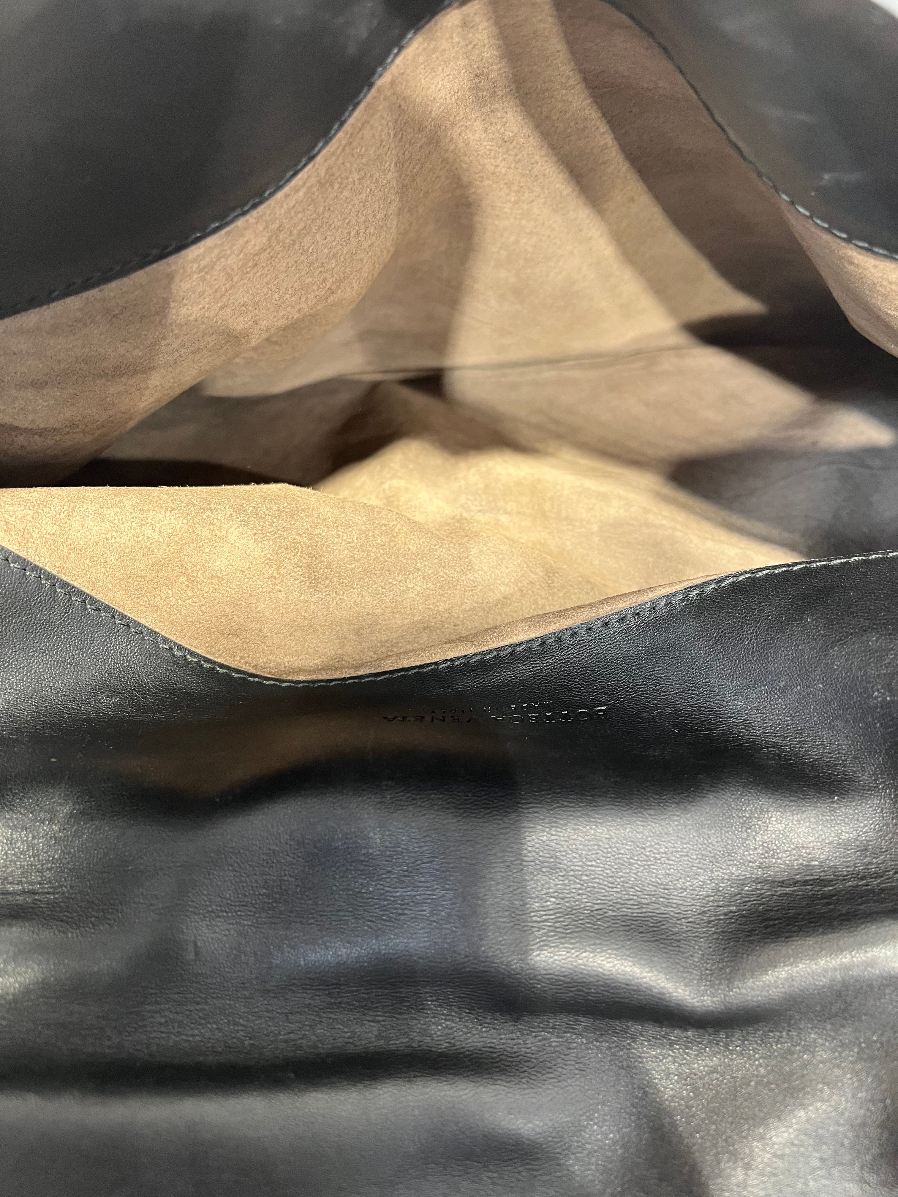 BOTTEGA VENETA/Tote Bag/Leather/BLK/FRINGE view 7