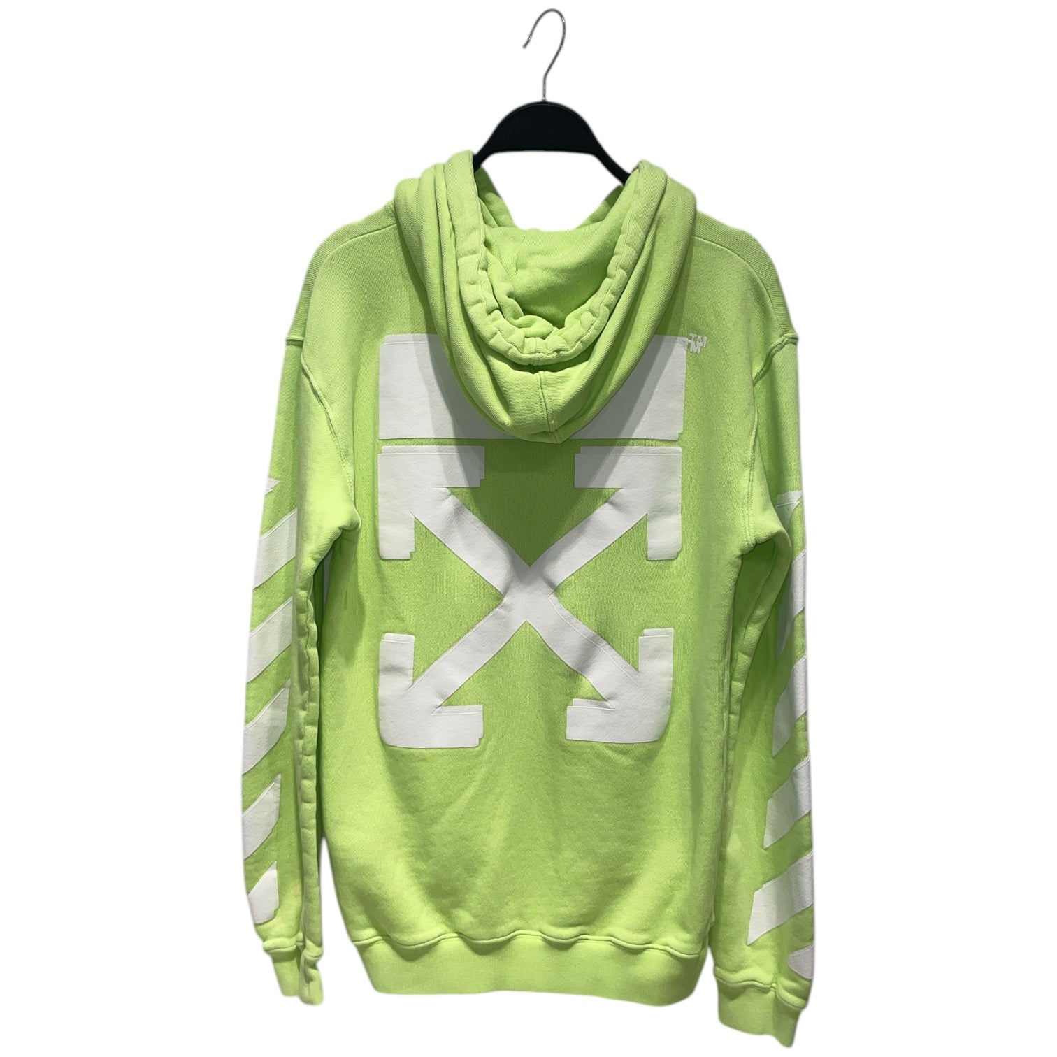 OFF-WHITE/Hoodie/XS/Graphic/Cotton/GRN/OWBB032S19D97083 view 2