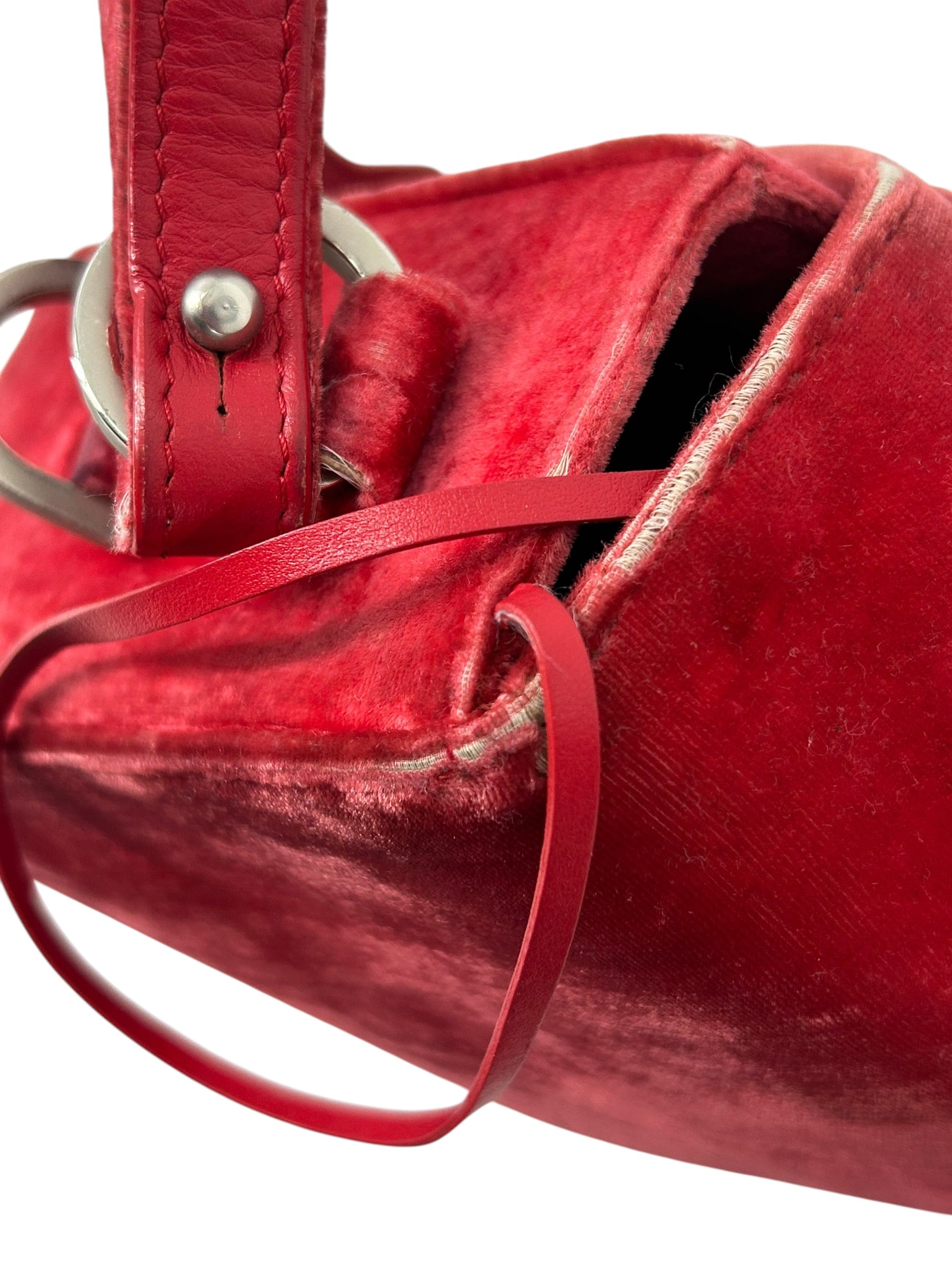OFF-WHITE/Bag/Cotton/RED/VELVET, YELLOW STRAP view 8