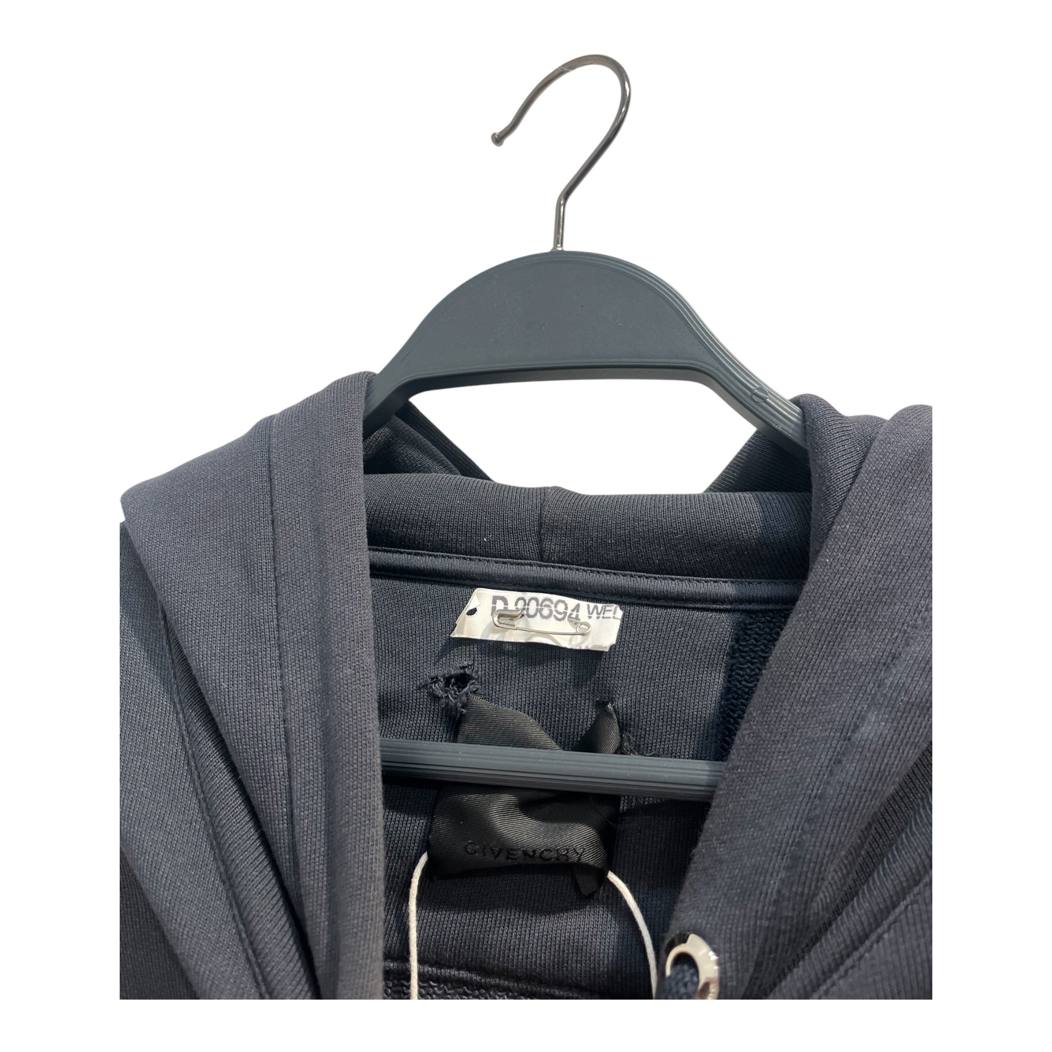 GIVENCHY/Hoodie/L/Cotton/BLU/EMBROIDERED view 3