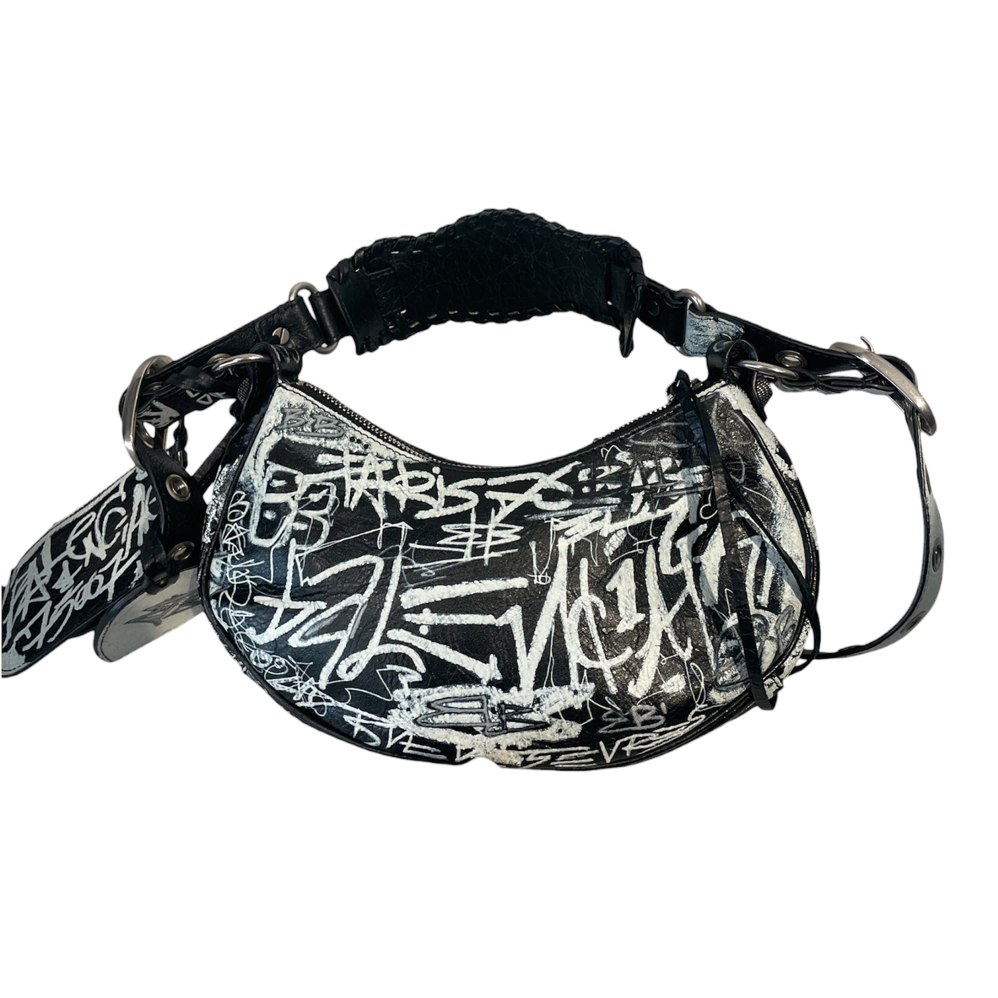 BALENCIAGA/Hand Bag/All Over Print/Leather/BLK/W899VR8 view 2