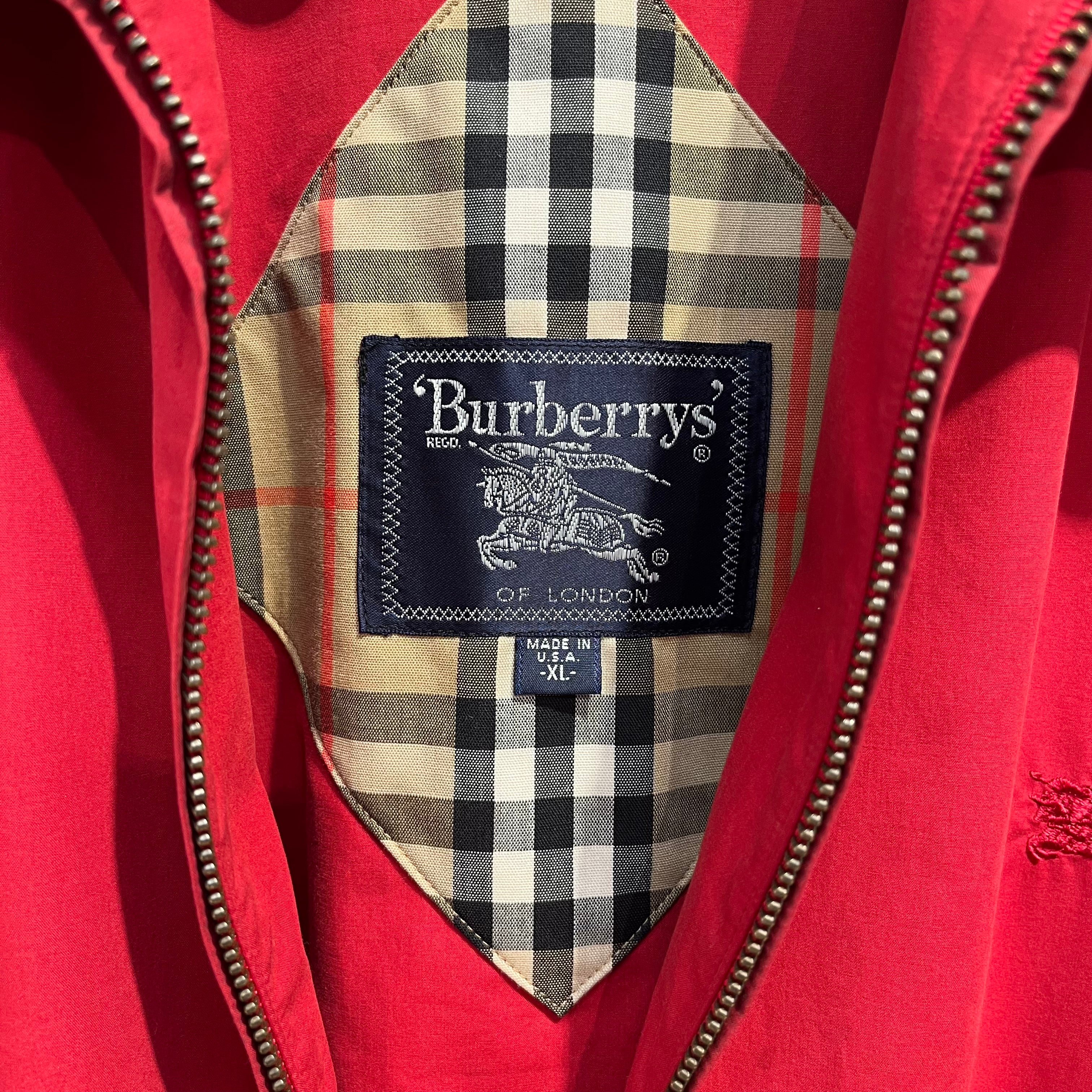 BURBERRYS/Jacket/XL/Cotton/RED/RED JACKET EMBROIDERY LOGO view 5