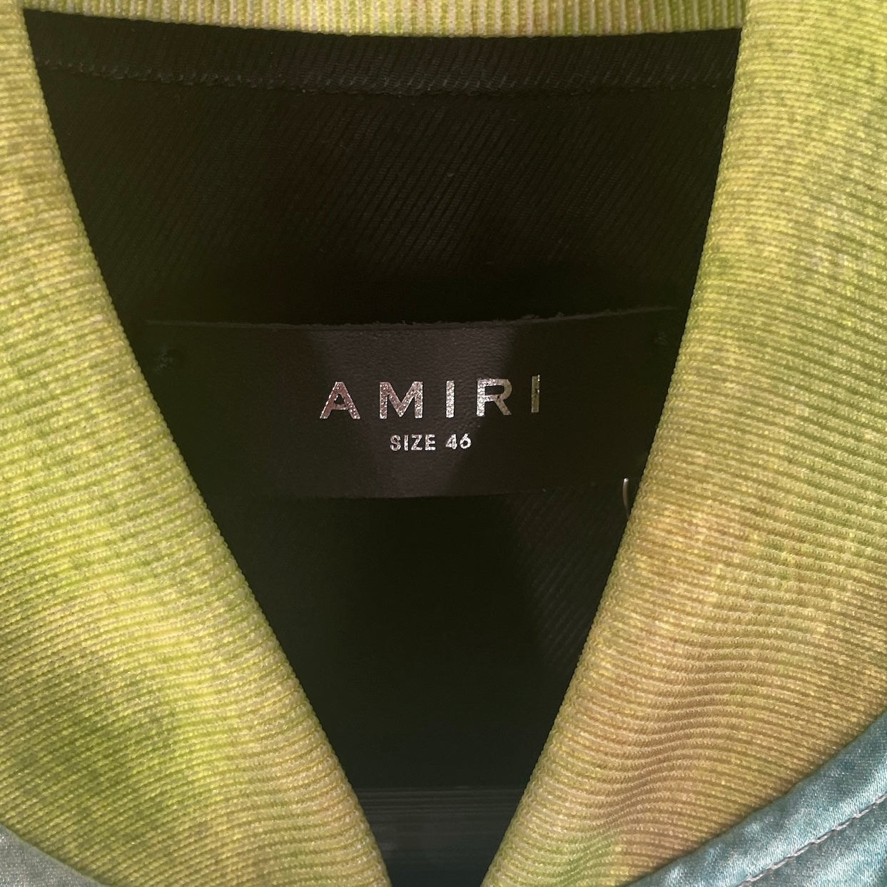 AMIRI/Flight Jkt/46/Rayon/MLT/SNAP BUTTON OMBRE TIE DYE view 3