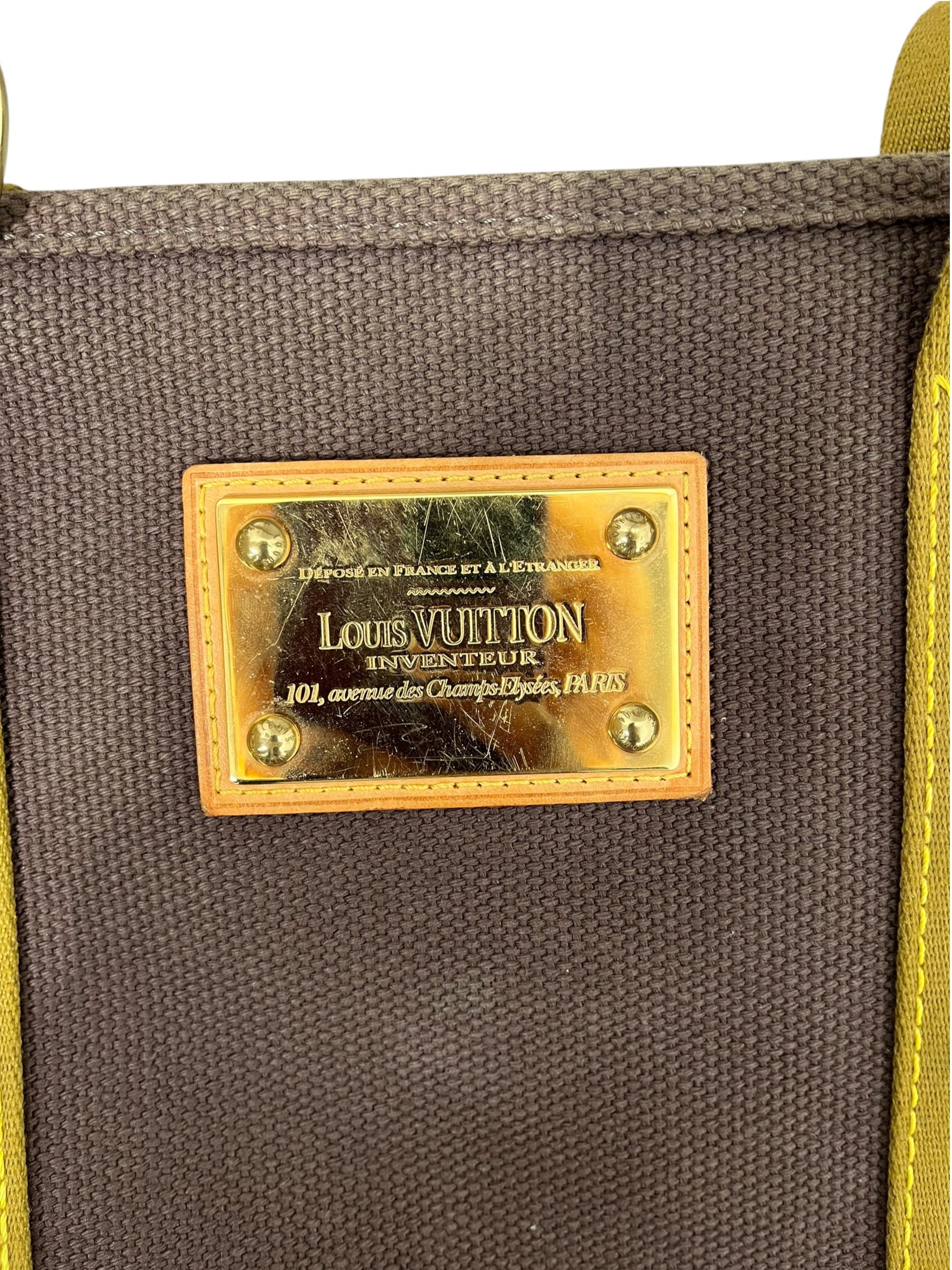 LOUIS VUITTON/Tote Bag/BRW/ANTIGUA CLOTH TOTE view 6