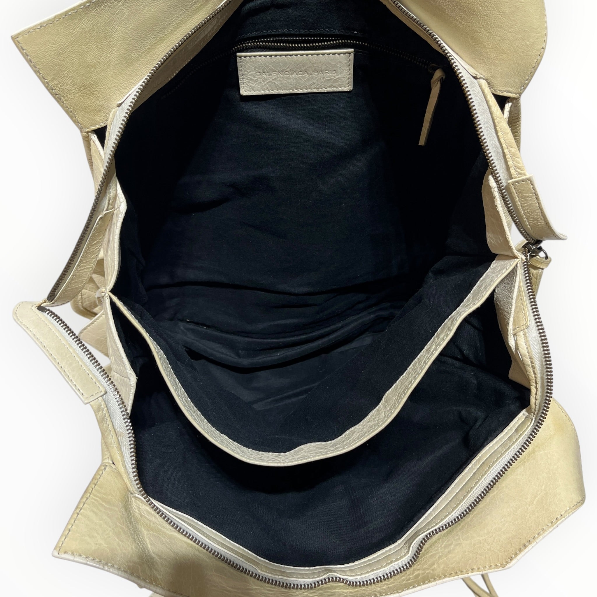 BALENCIAGA/Tote Bag/Lambskin/BEG/mid-afternoon moto view 4