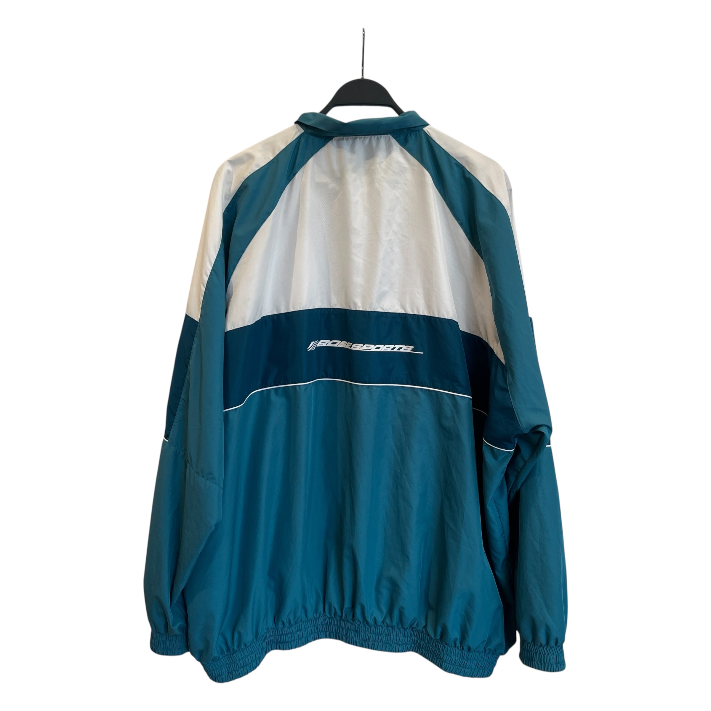 MARTINE ROSE/Track Jkt/XL/Nylon/GRN/Oversize/COLOR BLOCK WINDBREAKER view 2