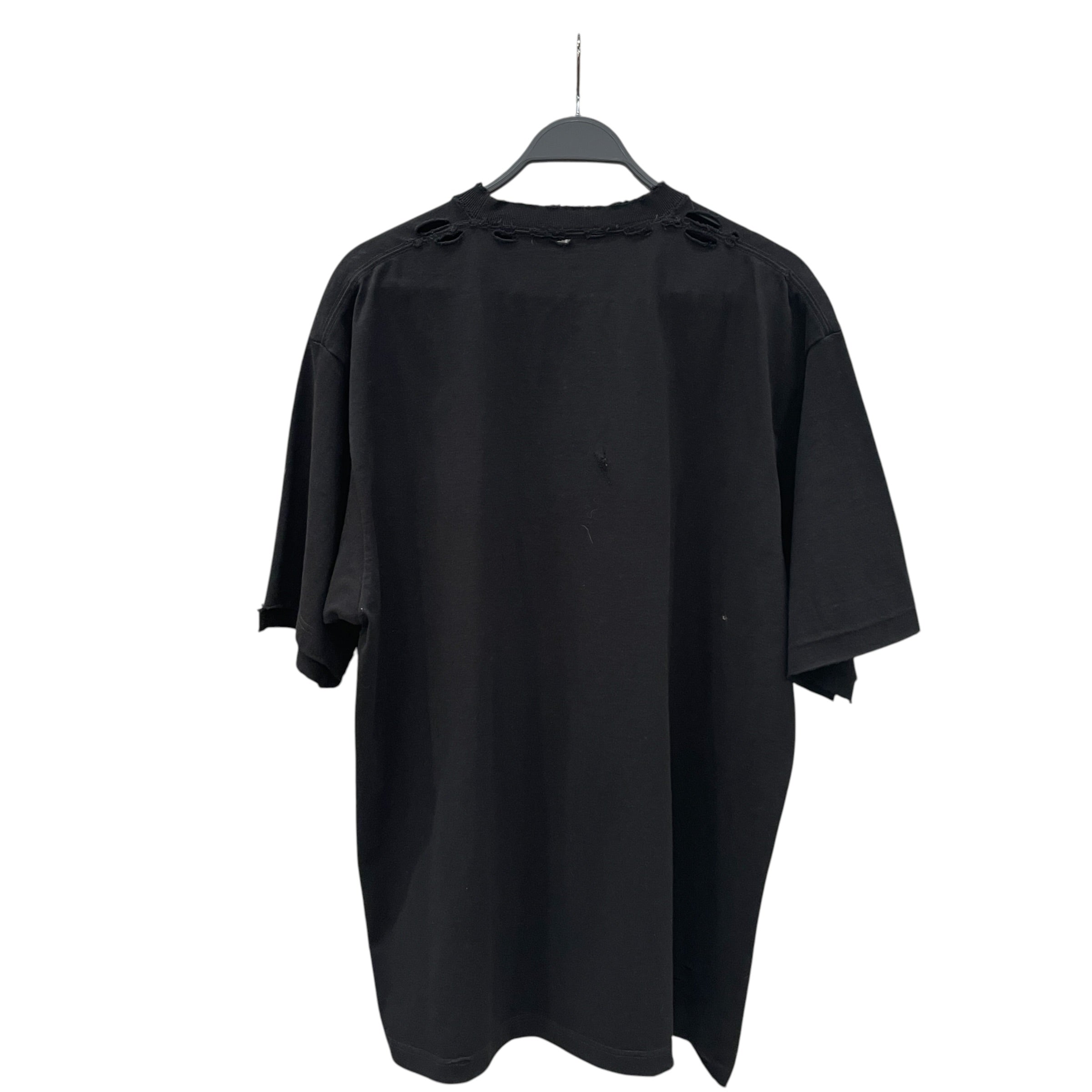 BALENCIAGA/T-Shirt/XS/Cotton/BLK/HI MY NAME IS DEMNA view 2