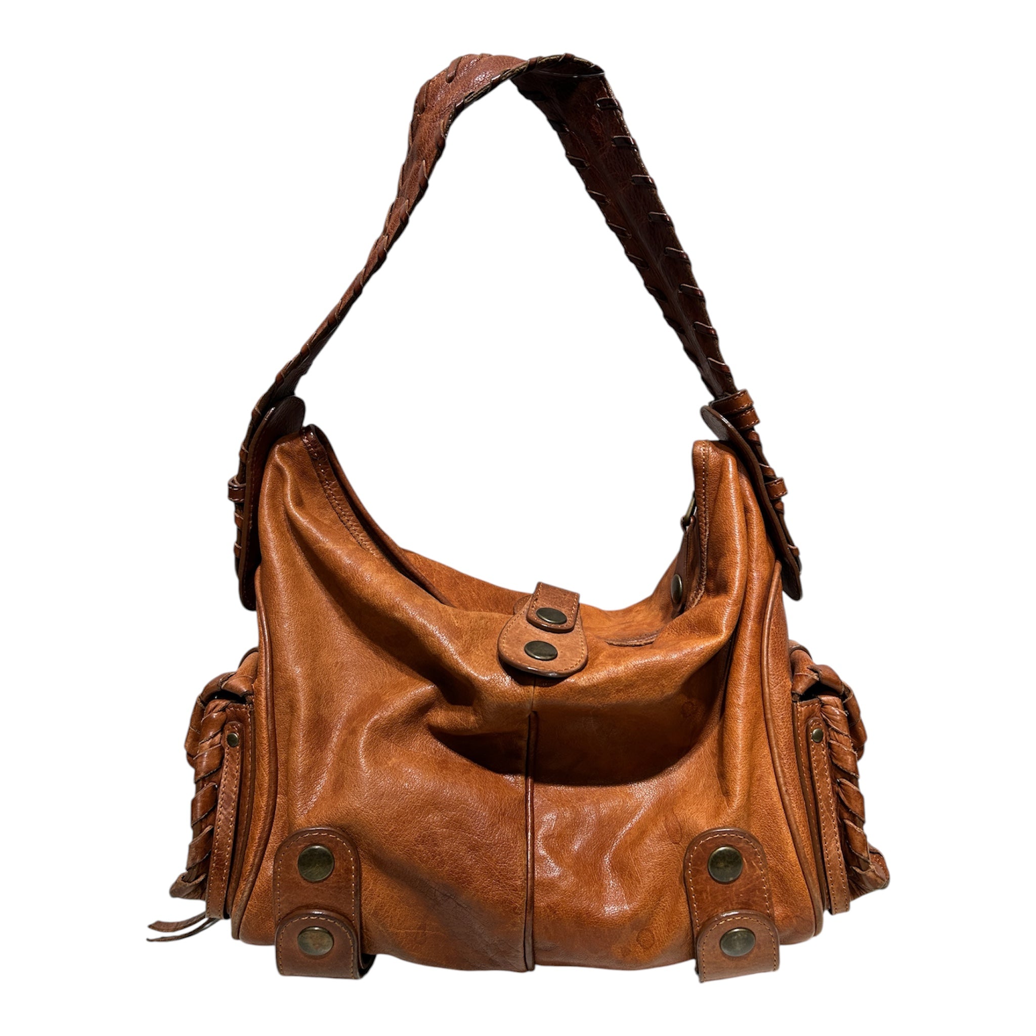 Chloe/Bag/Leather/BRW/SILVERADO view 2