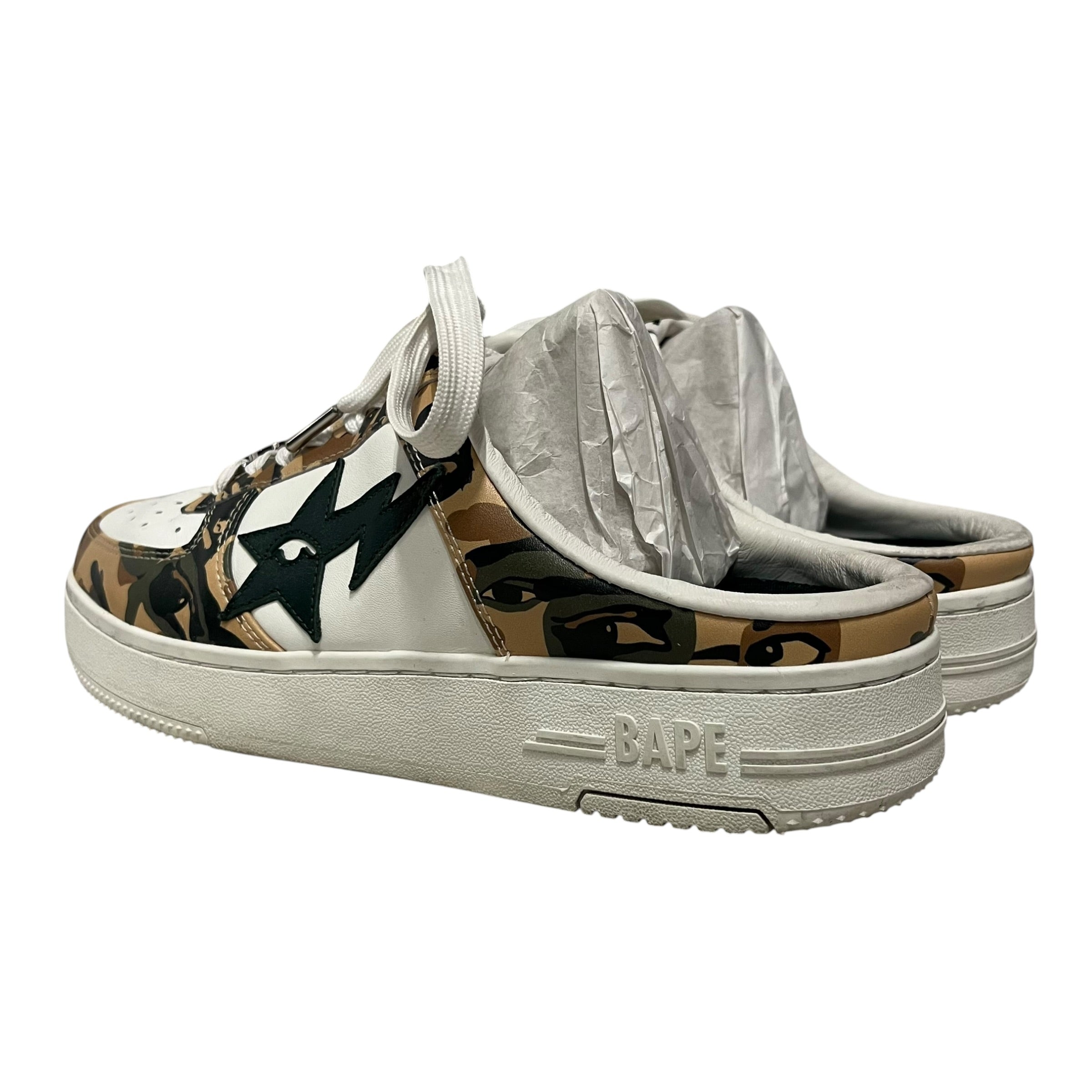 A BATHING APE/Low-Sneakers/US 9.5/WHT/kid super view 2