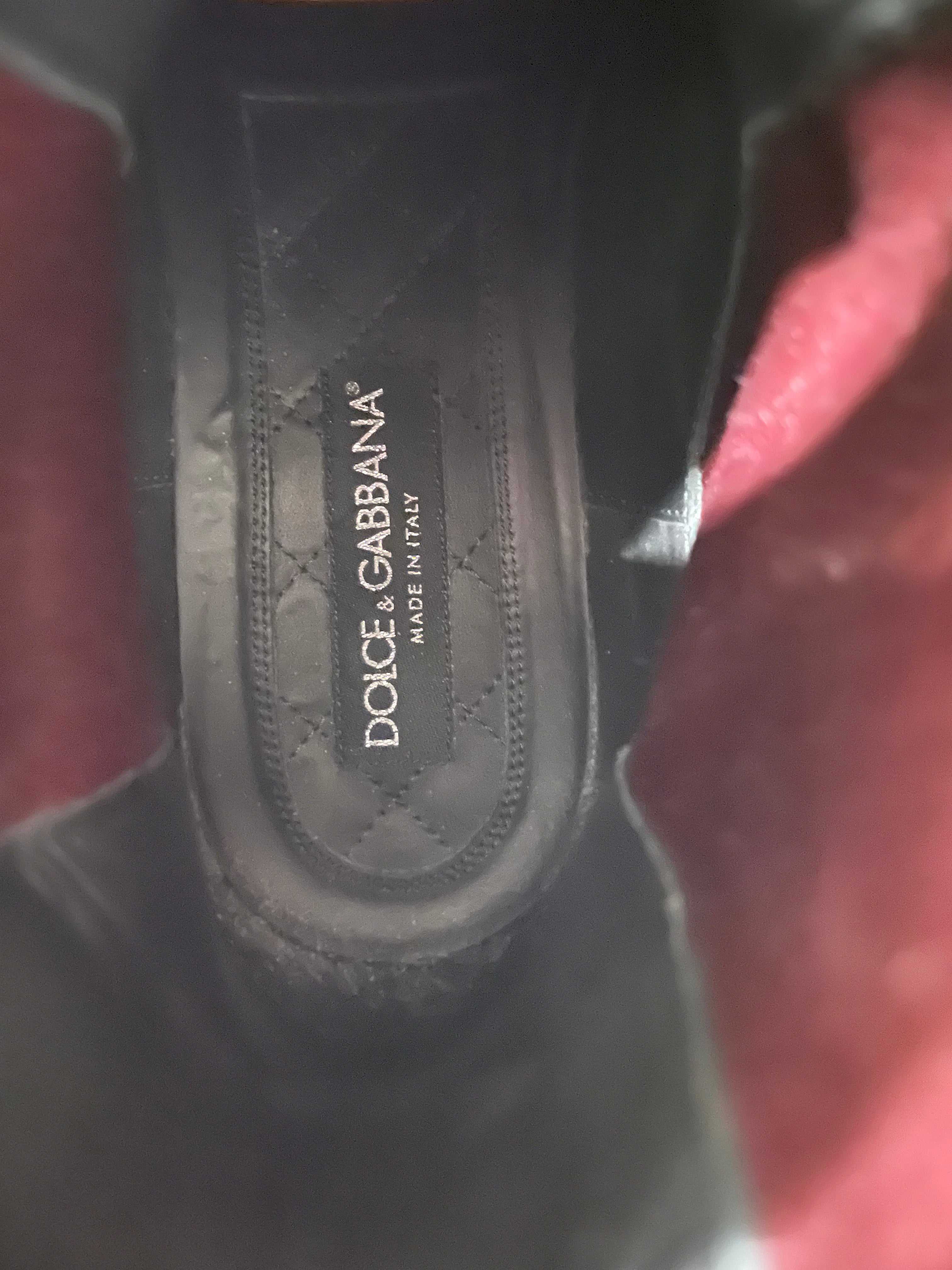 DOLCE&GABBANA/Chelsea Boots/US 8/Leather/BLK/ view 3