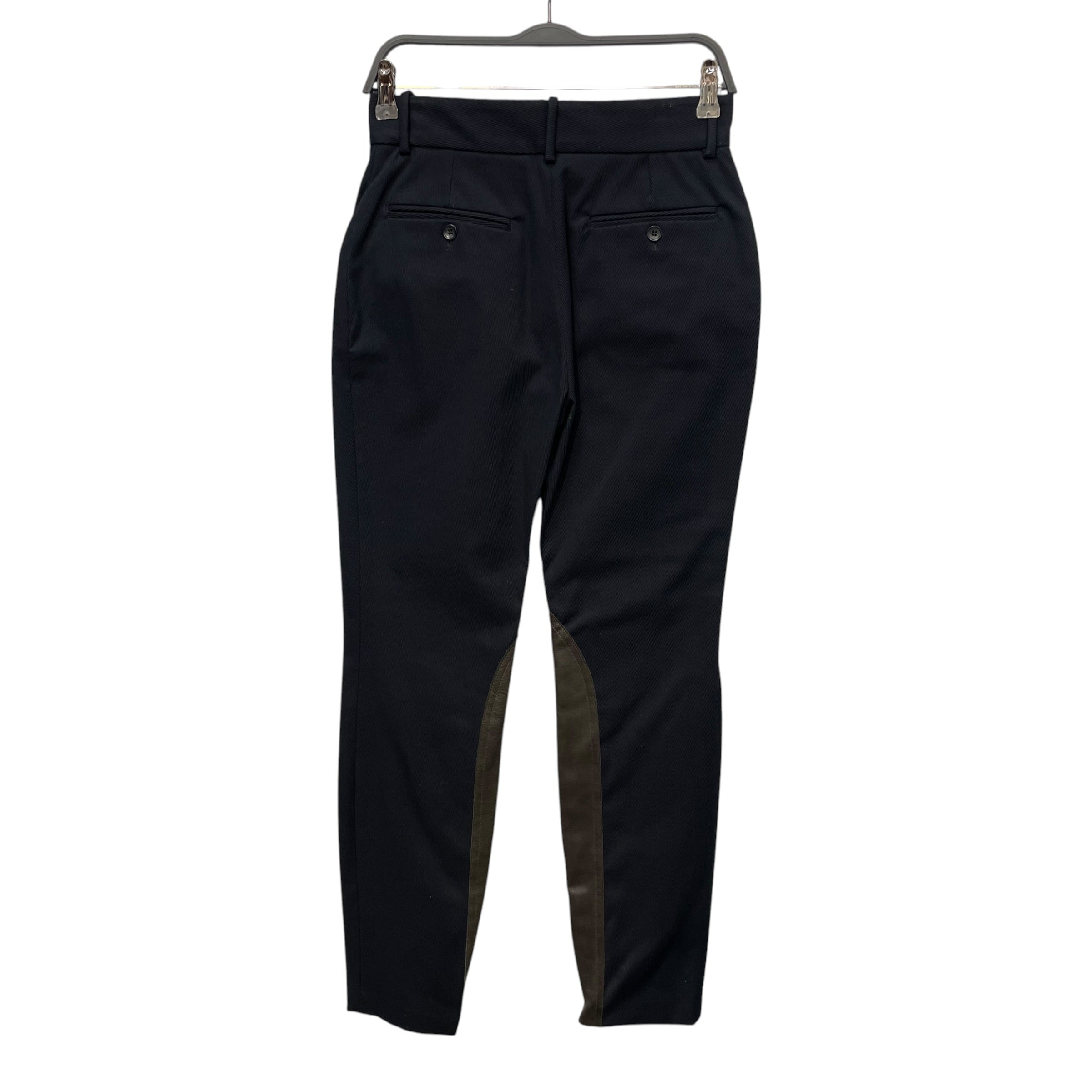 DOLCE&GABBANA/Pants/42/Cotton/NVY/leather patch courderouys view 2