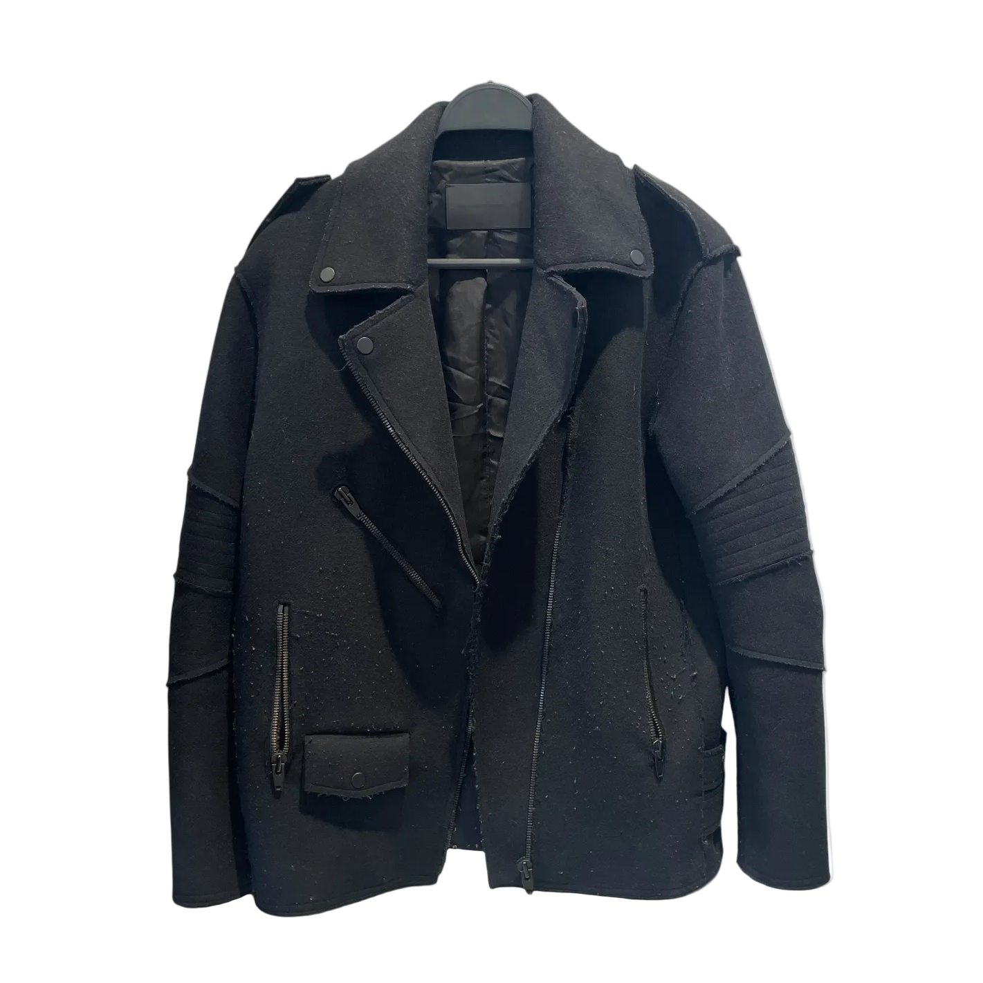 Alexander Wang/Tailored Jkt/8/Cotton/BLK/Alexander Wang x H&M Mono Jkt view 1