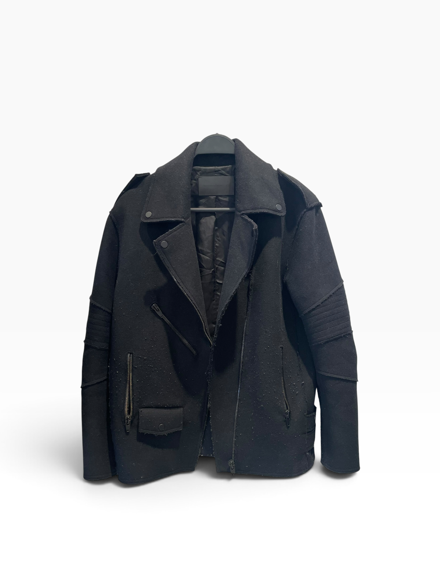 Alexander Wang/Tailored Jkt/8/Cotton/BLK/Alexander Wang x H&M Mono Jkt view 1
