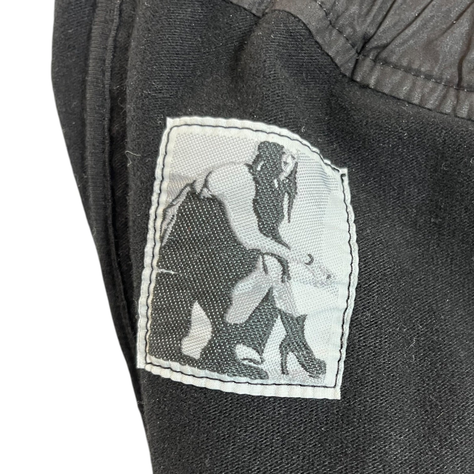 RICK OWENS DRKSHDW/Straight Pants/XS/Cotton/BLK/Mastodon Cut view 5
