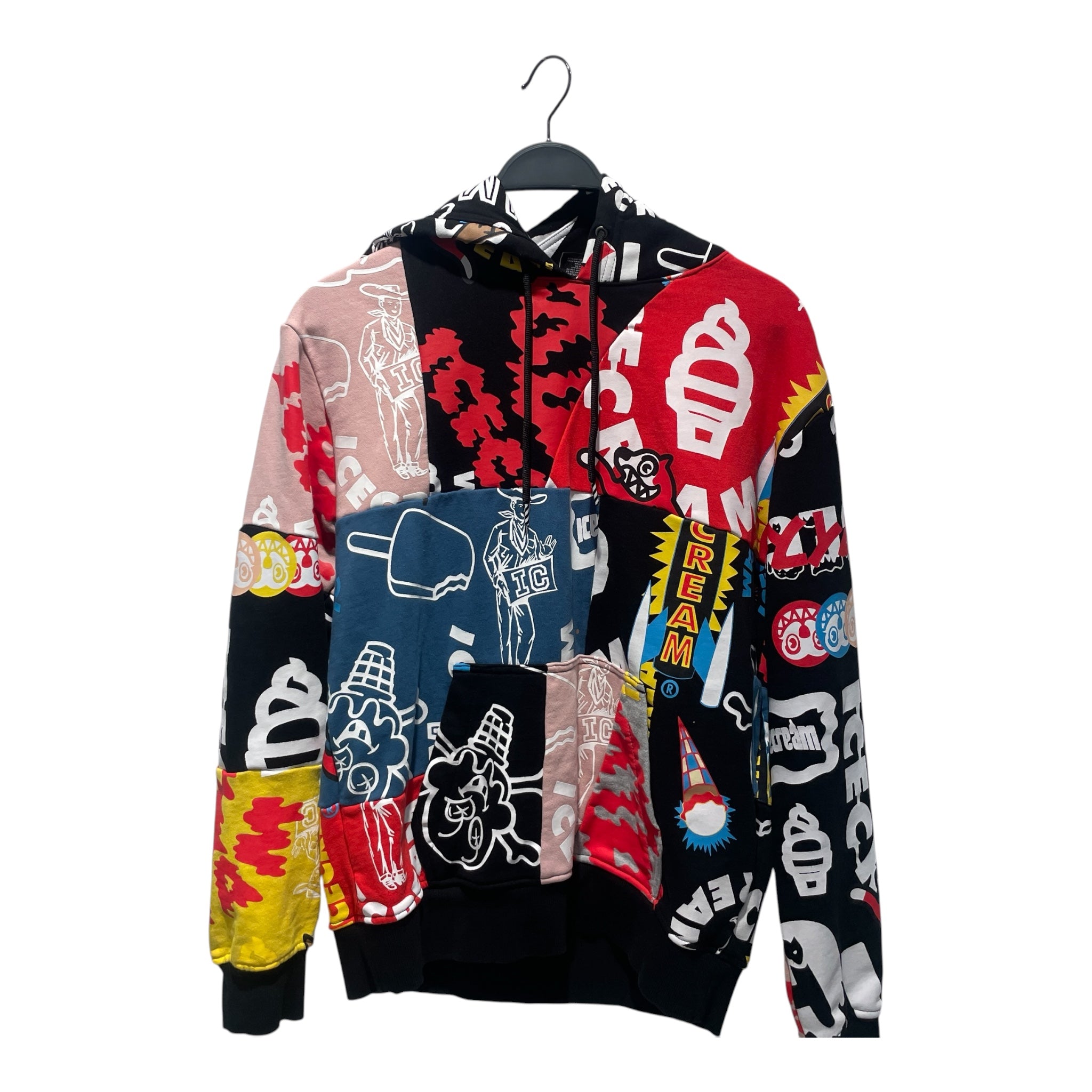 BILLIONAIRE BOYS CLUB/Hoodie/S/Cotton/MLT/PATCHWORK view 1