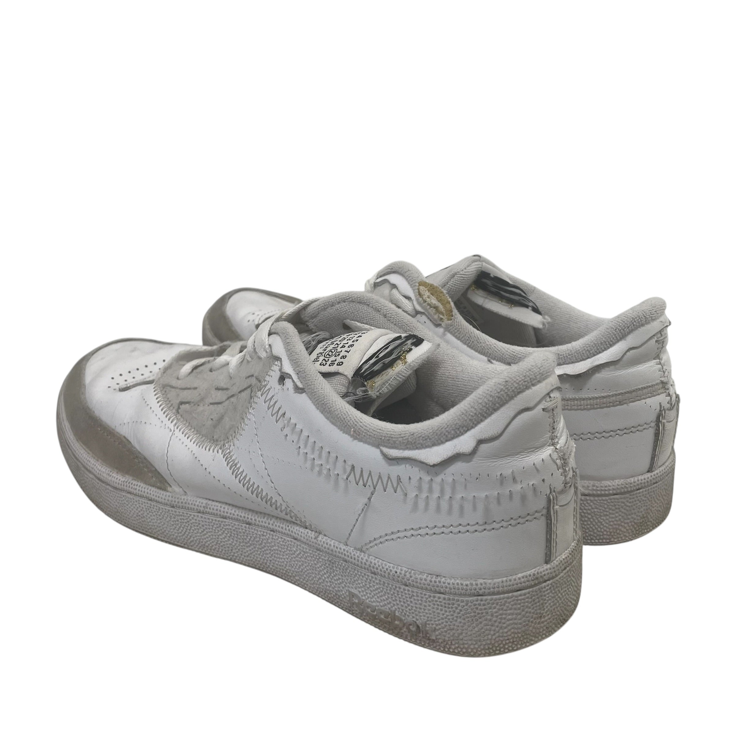 Reebok/Maison Margiela/Low-Sneakers/US 8.5/Leather/WHT/MEMORY OF view 2