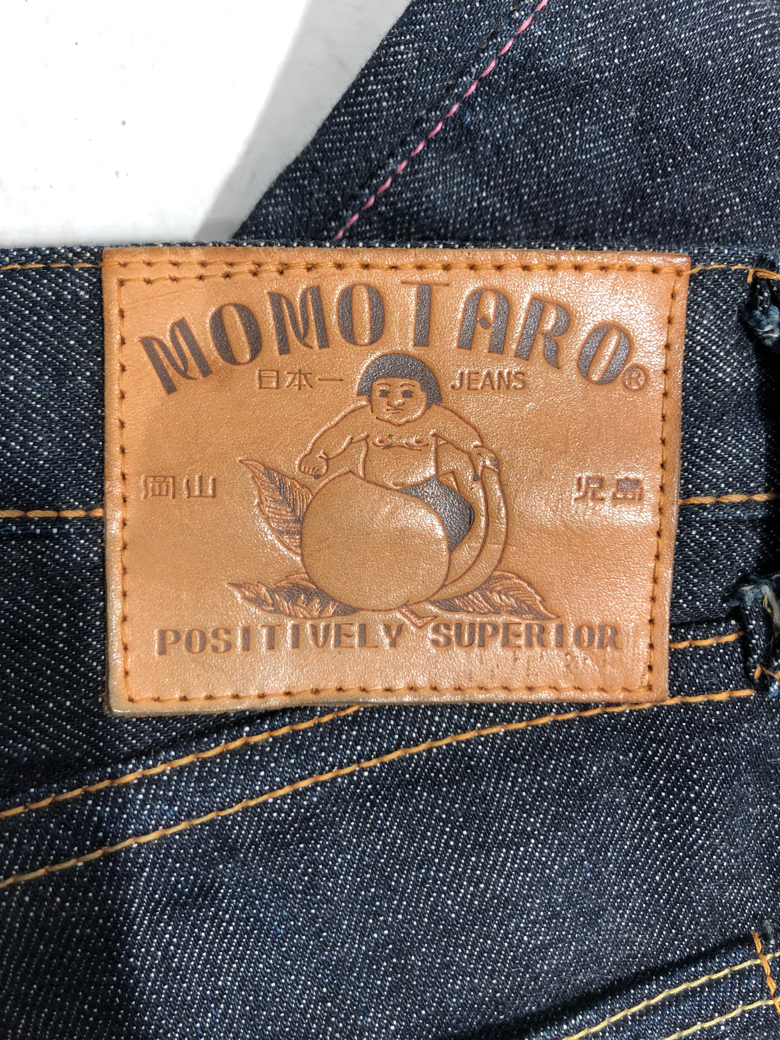 Momotaro Jeans/Pants/36/Denim/NVY/Striped Back Pocket view 3