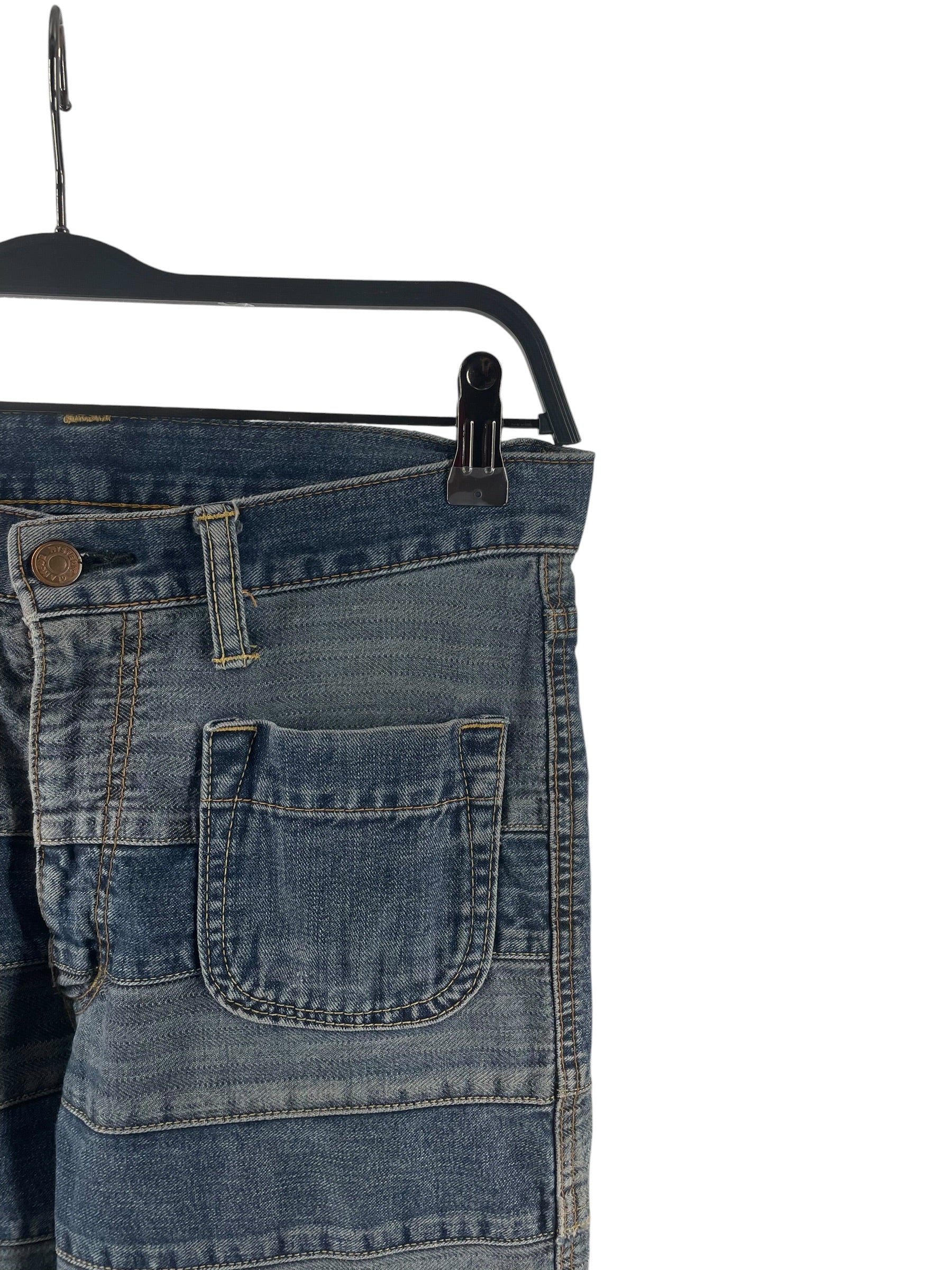 HYSTERIC GLAMOUR/Skinny Pants/Cotton/IDG/HYSTERIC HAGI DENIM PATCHWORK view 3