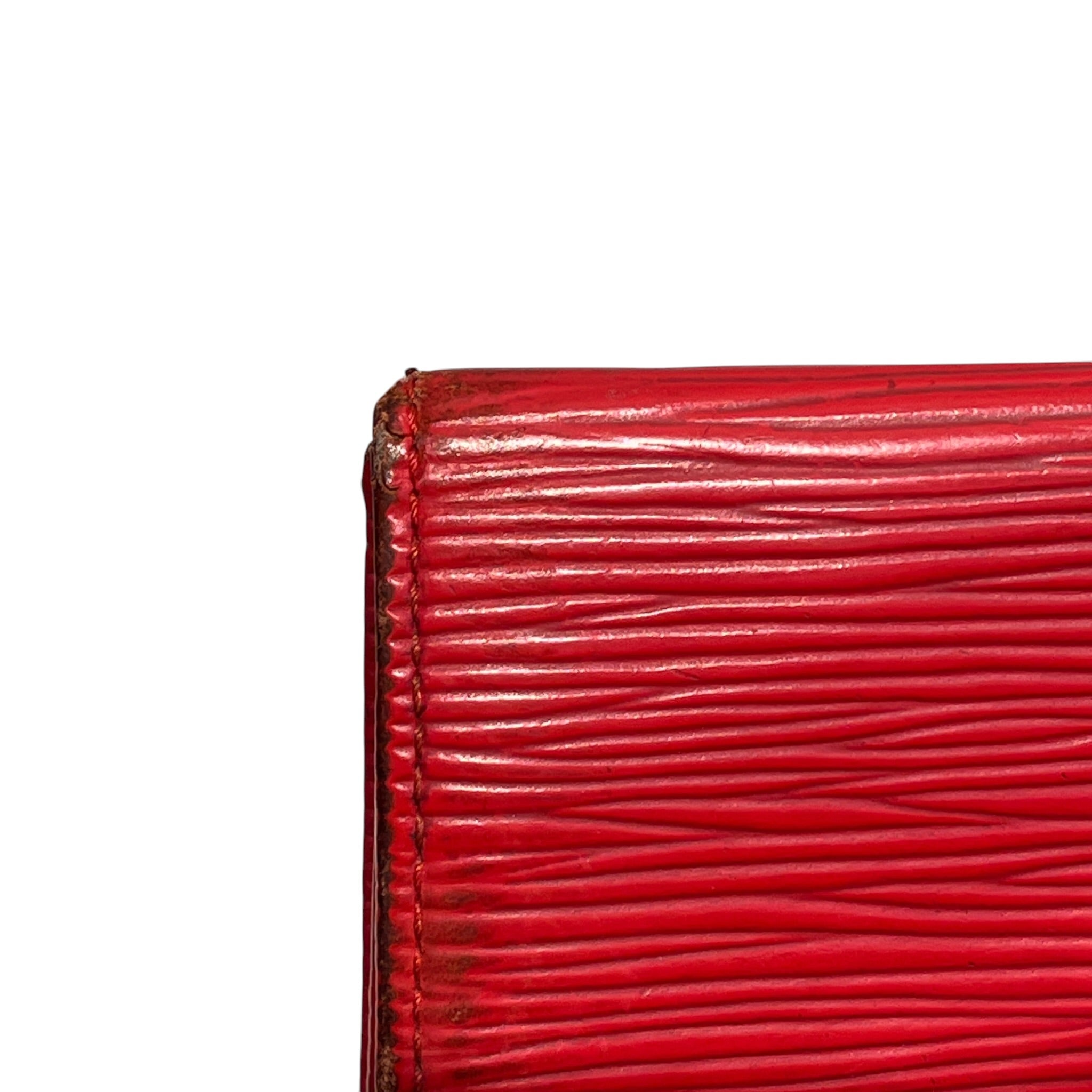 LOUIS VUITTON/Leather/RED/L's/RED EPI LEATHER KEY HOLDER view 7