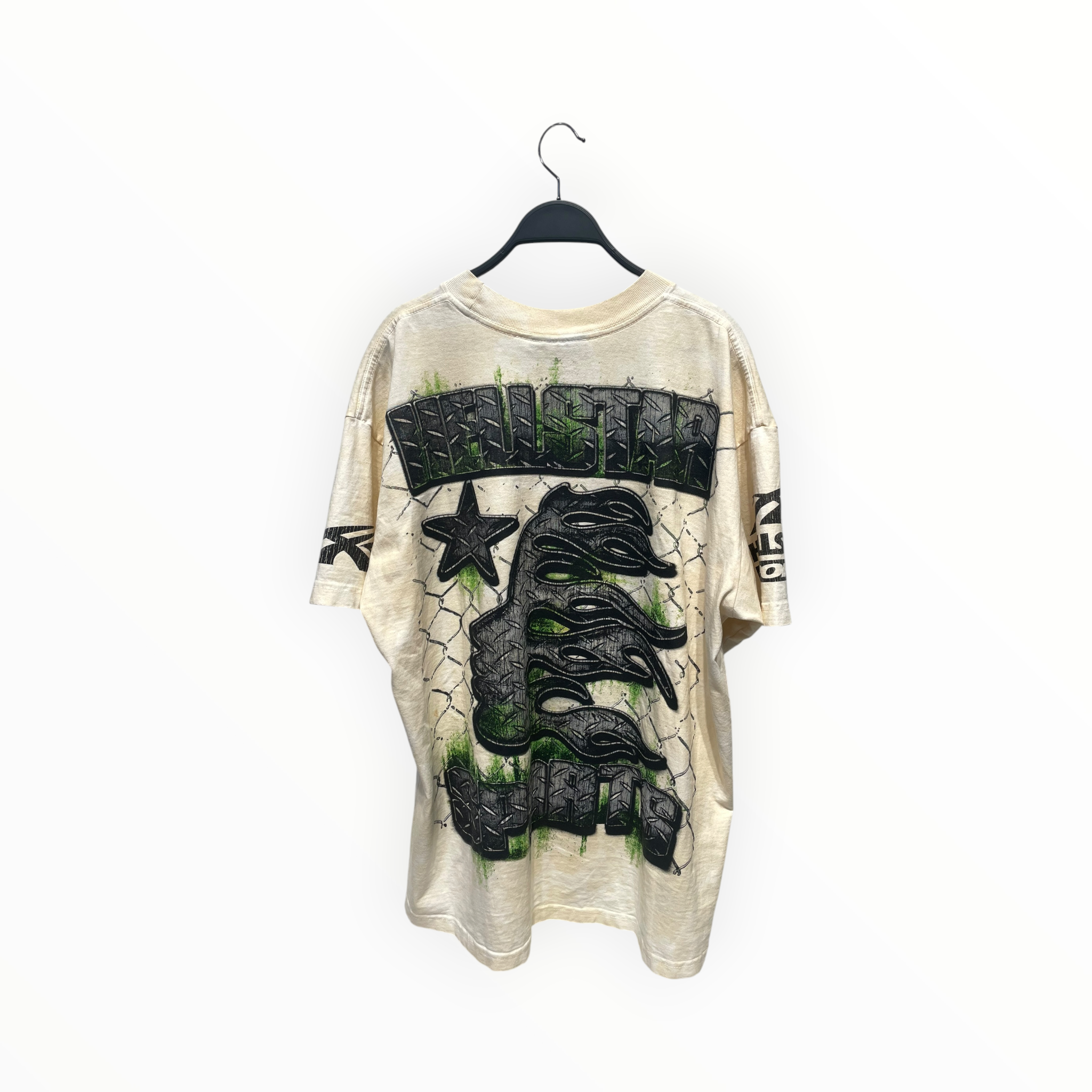 HELLSTAR/T-Shirt/M/Cotton/CRM/Graphic/ view 2