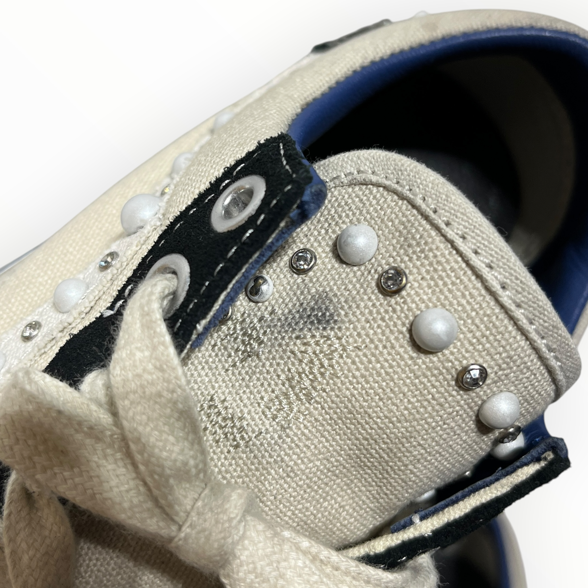 VANS/Low-Sneakers/US 6/Cotton/CRM/PEARLS view 5