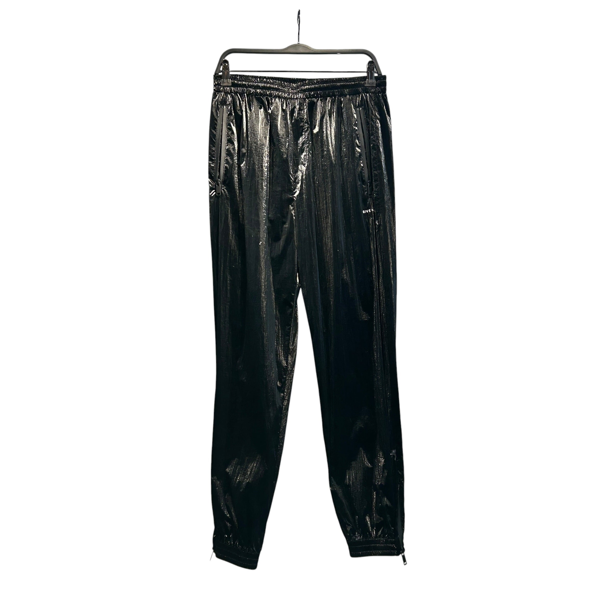 GIVENCHY/Pants/46/Nylon/BLK/waxed shiny view 1