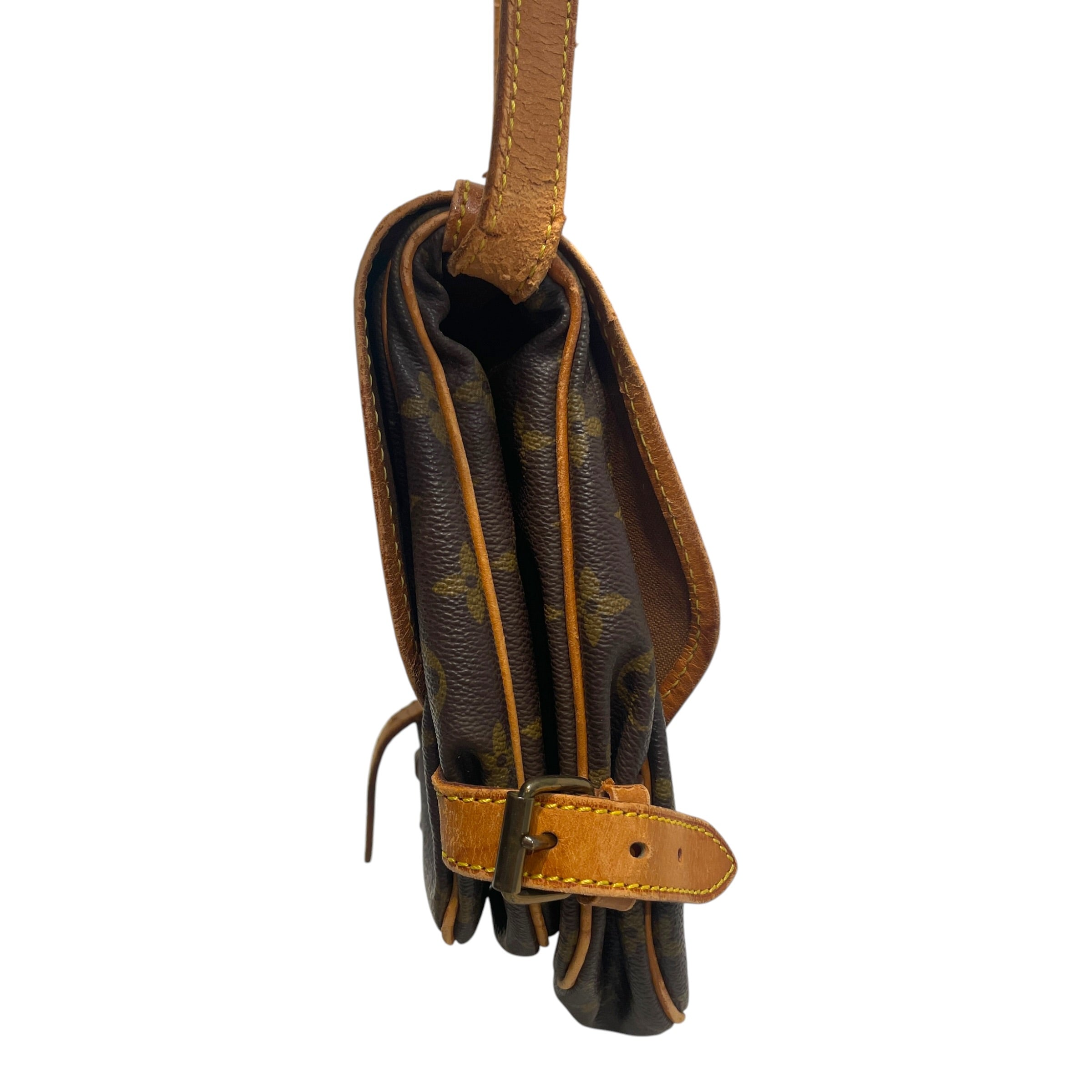 LOUIS VUITTON/Cross Body Bag/Monogram/Leather/BRW/Samur 35 Crossbody Bag view 4