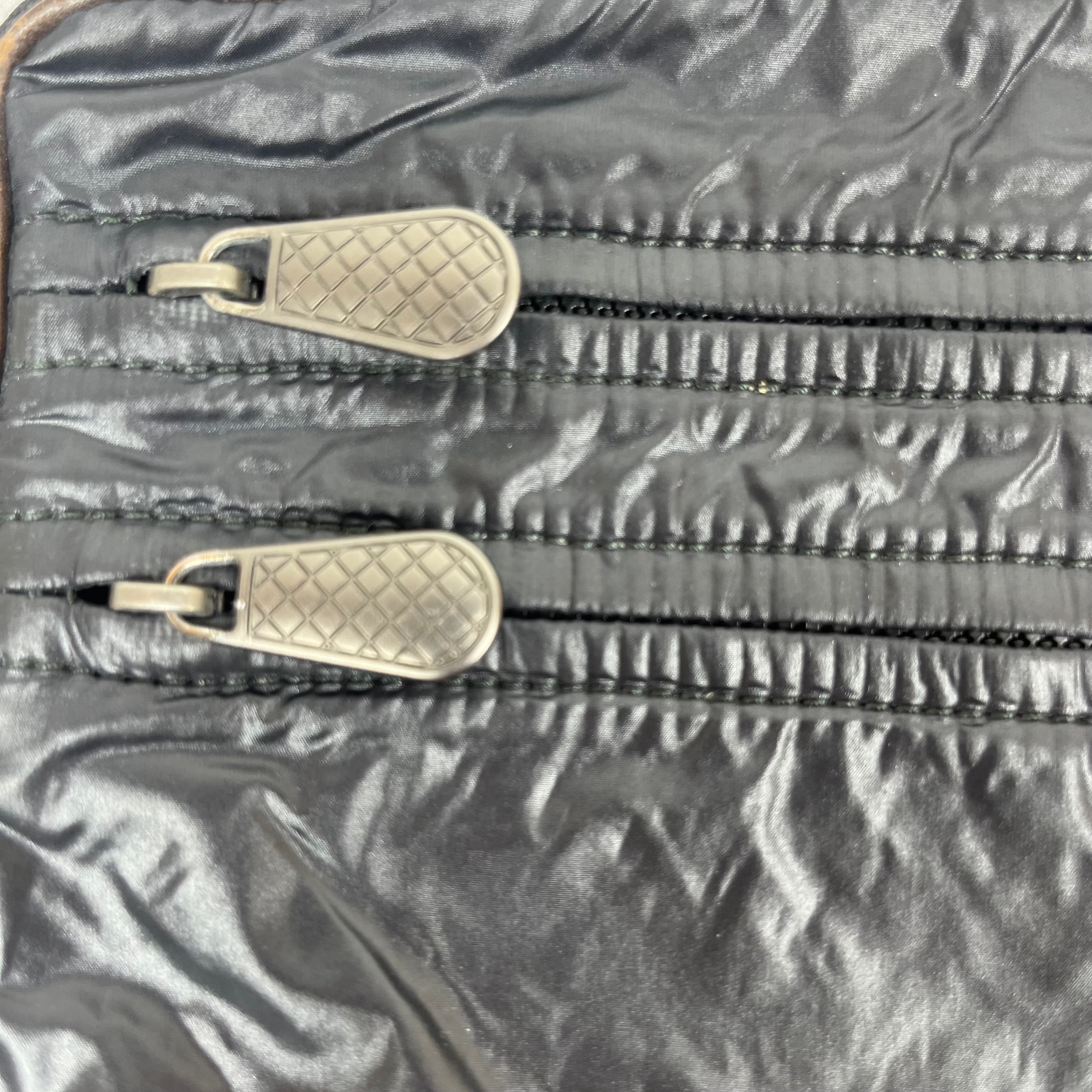 BOTTEGA VENETA/Clutch Bag/Nylon/BLK/3-ZIP CLUTCH view 6