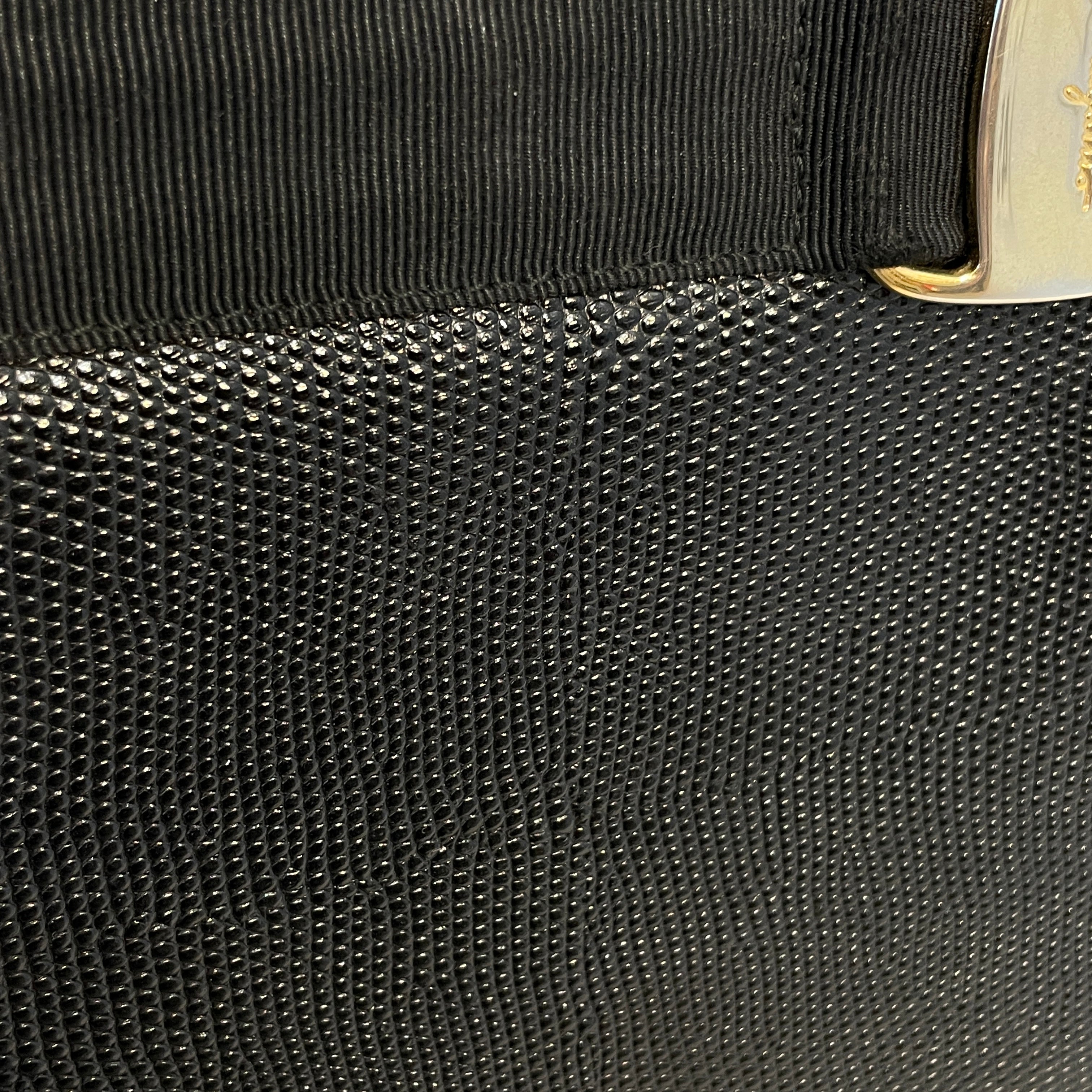 Salvatore Ferragamo/Hand Bag/Leather/BLK/Vara Leather view 6