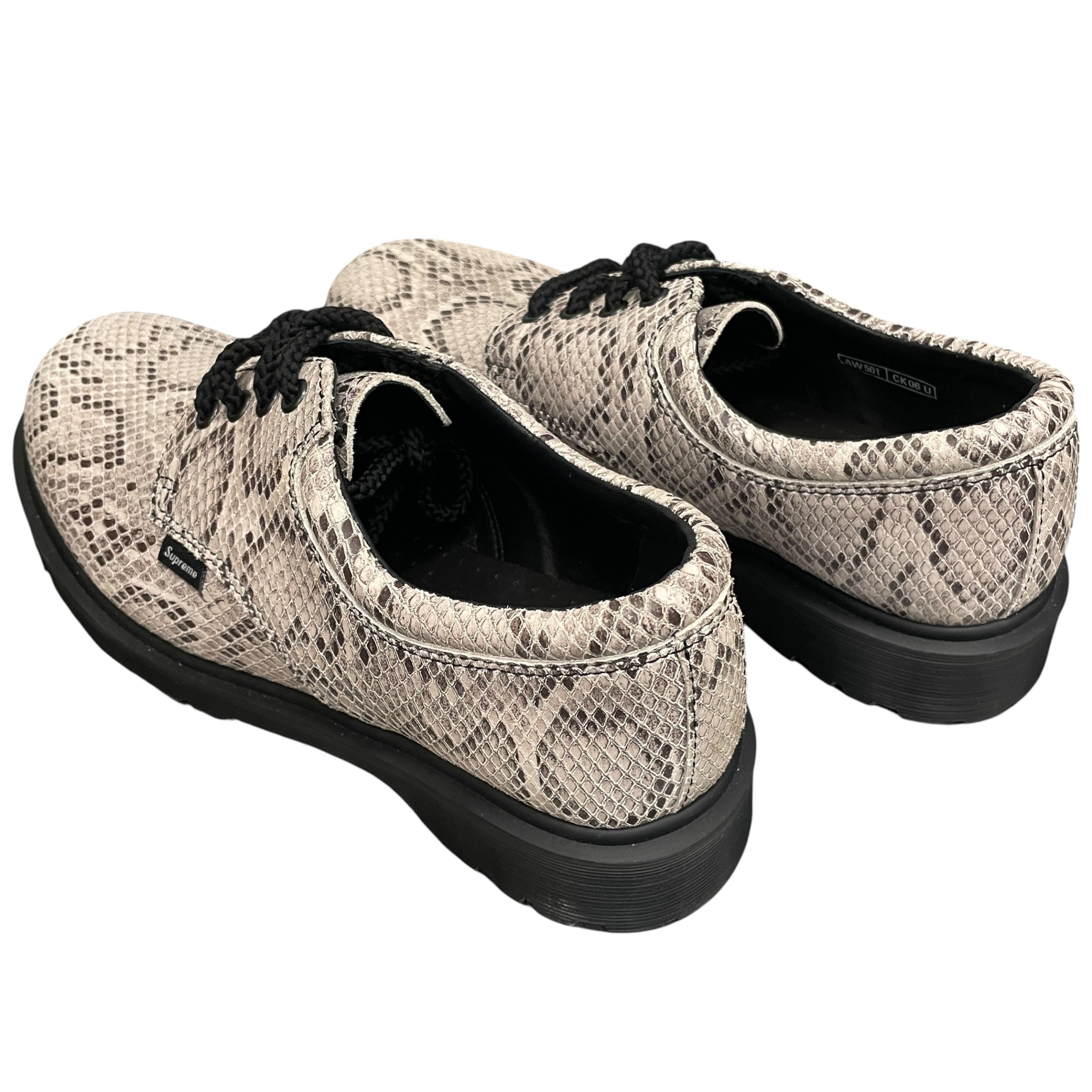 Dr.Martens/Supreme/Shoes/US 8/Leather/GRY/SNAKESKIN view 2