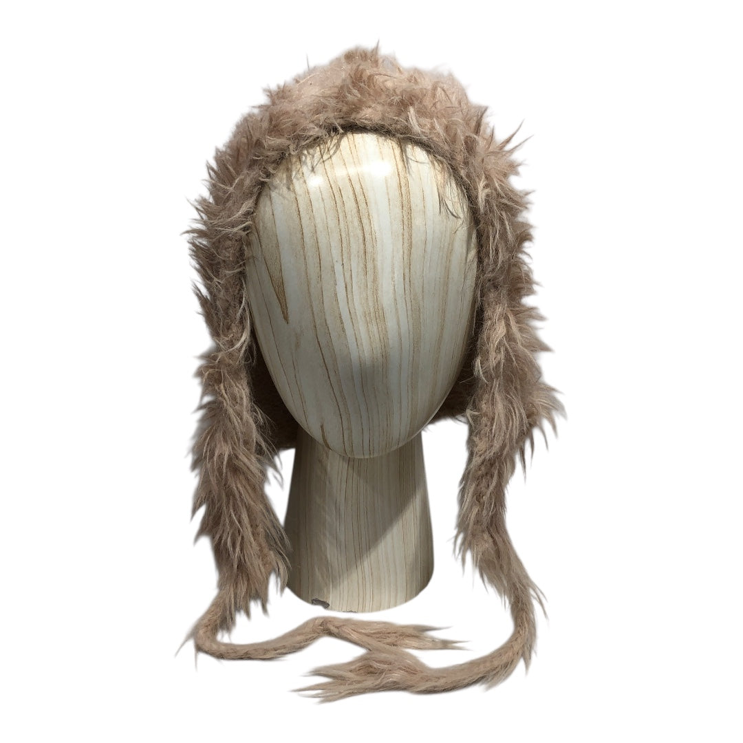 Acne Studios/Beanie/OS/Nylon/BEG/fuzzy cap view 1
