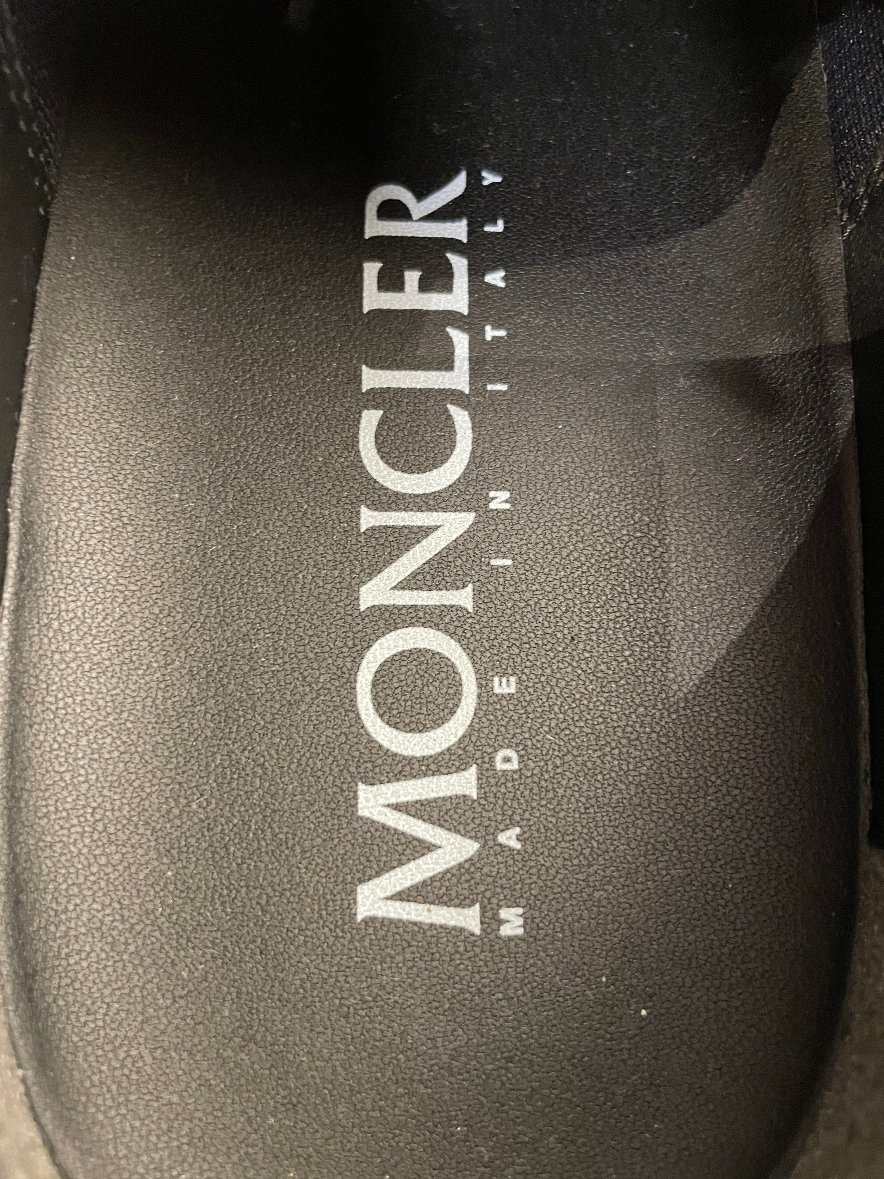 MONCLER/Low-Sneakers/EU 45/Leather/BLK/ view 3