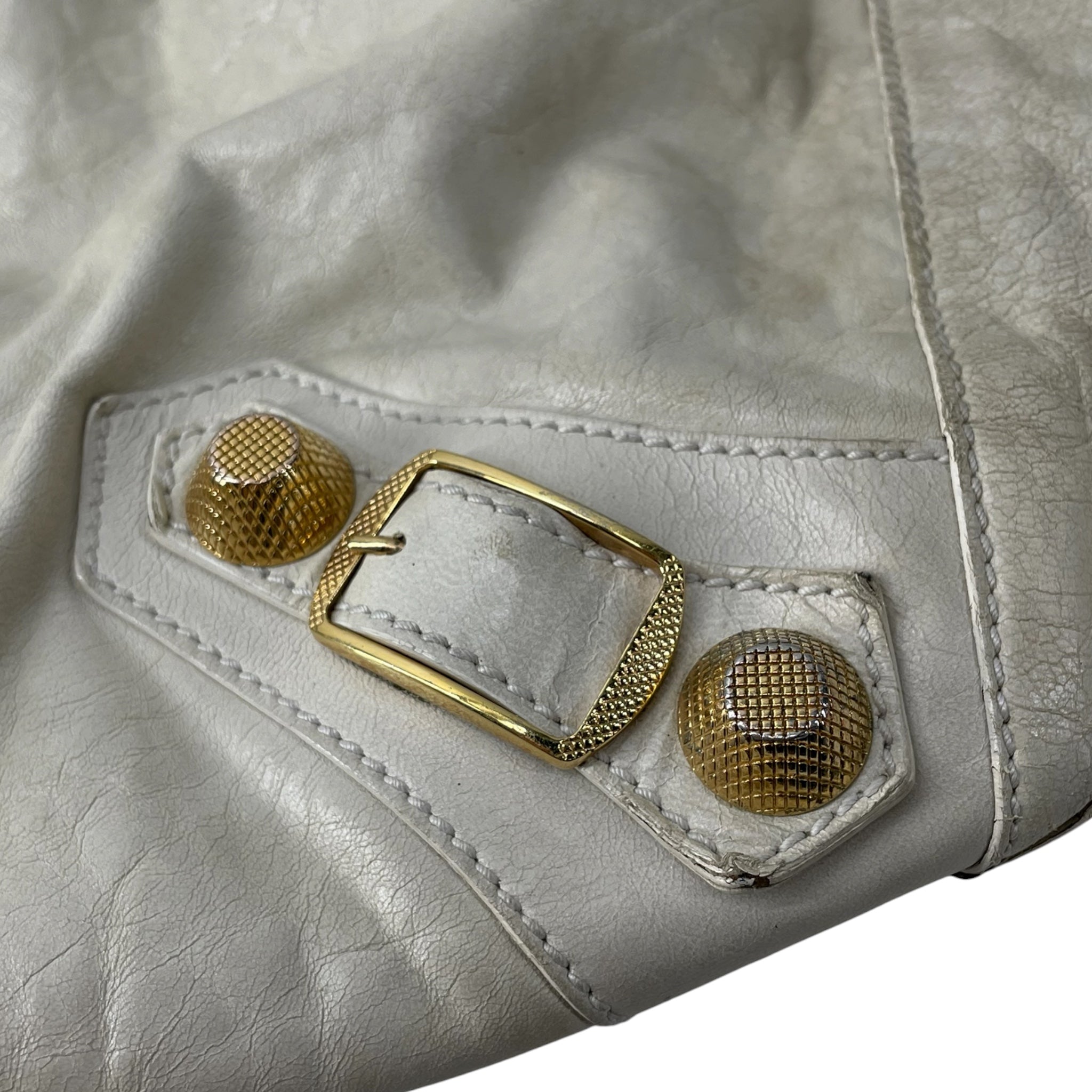 BALENCIAGA/Bag/Leather/WHT/GOLD HARDWEAR/17308.213048 view 11