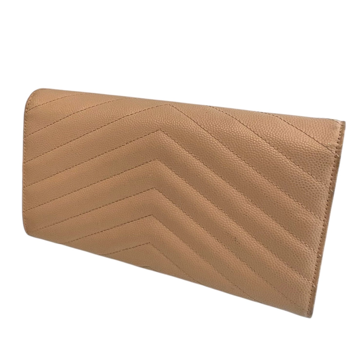 SAINT LAURENT/Long Wallet/Leather/PNK/YSL WALLET/CLUTCH view 2