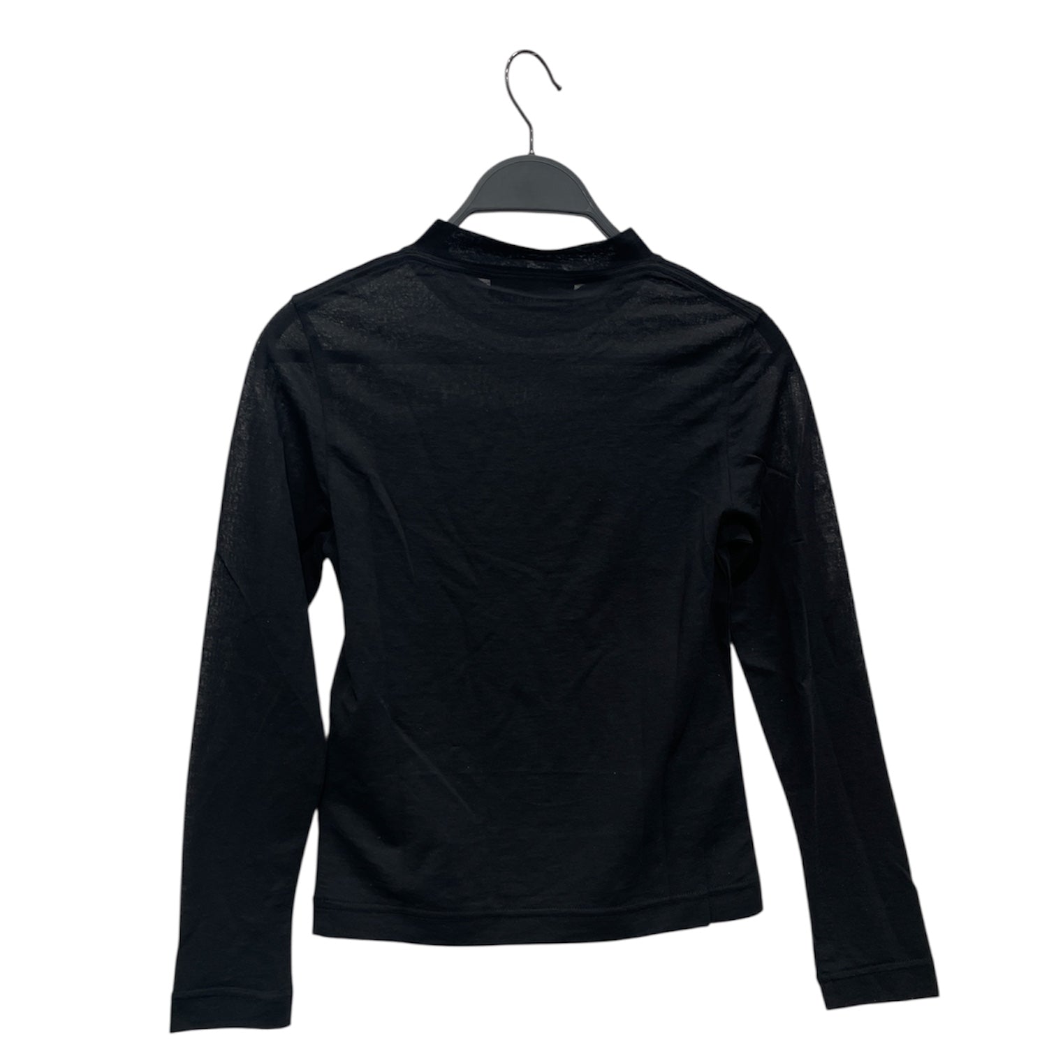 BALENCIAGA/LS T-Shirt/S/Cotton/BLK/MESH LONG SLEEVE view 2