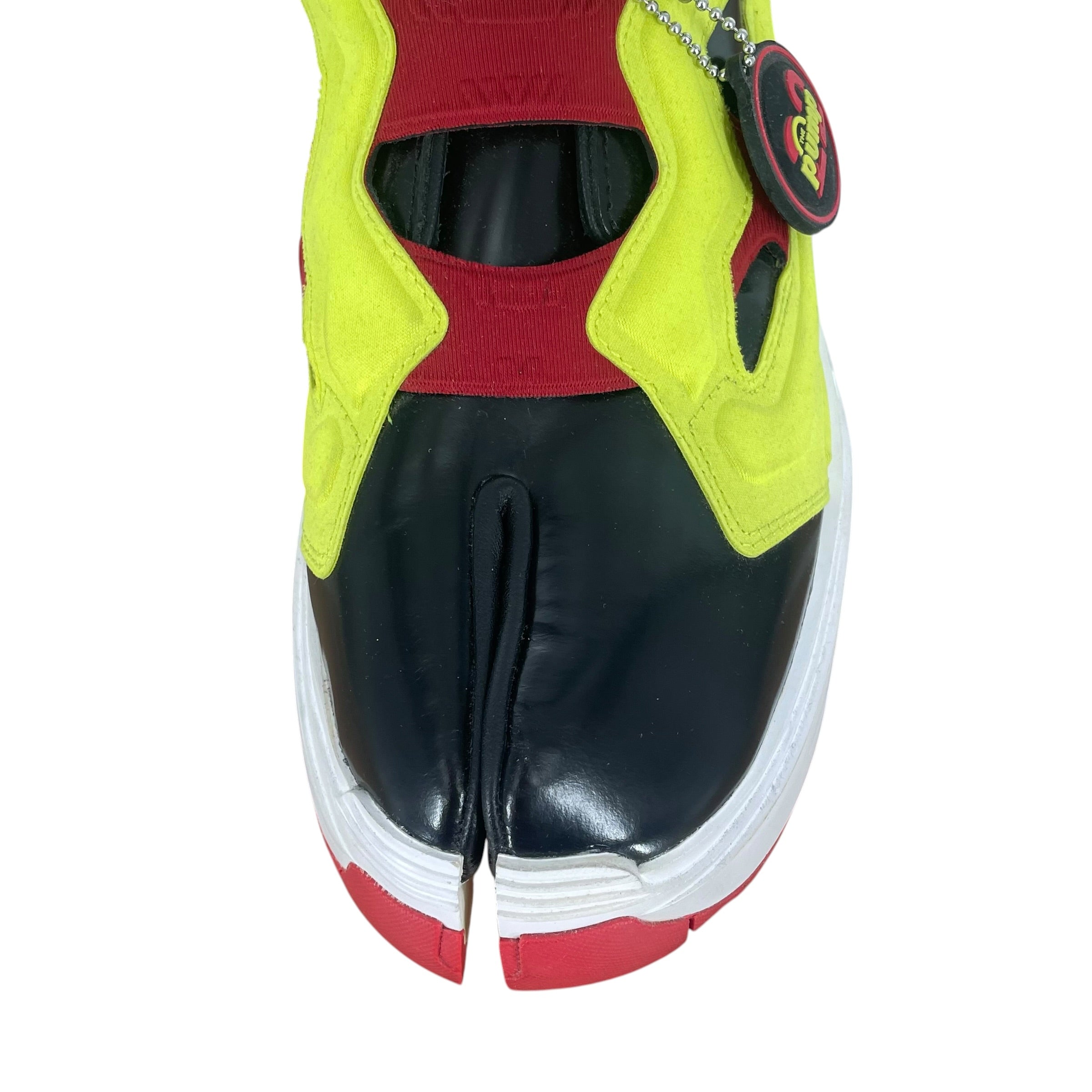 Maison Margiela/Reebok/Low-Sneakers/US 10.5/MLT/NEON GREEN INSTA PUMP view 4