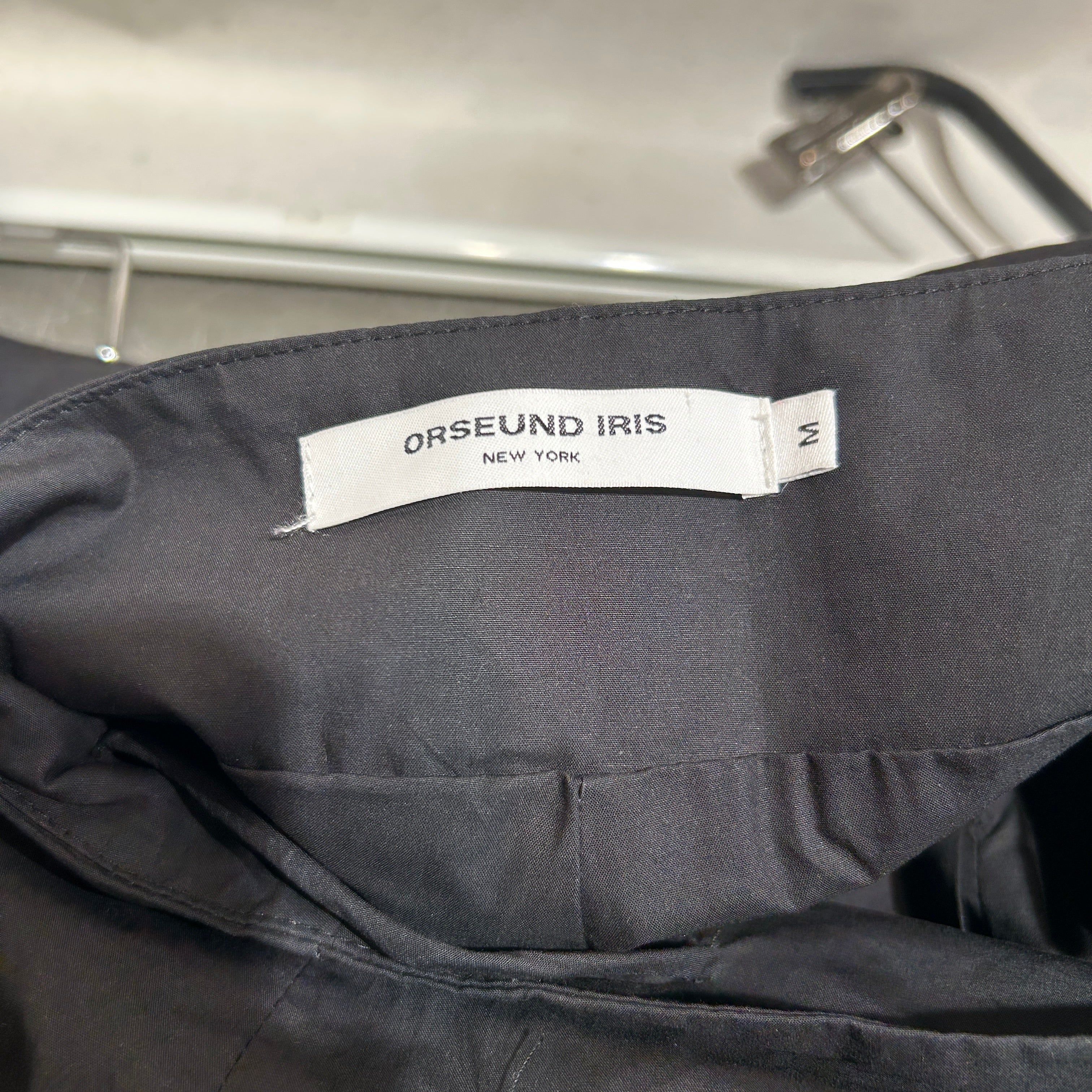 ORSEUND IRIS/Straight Pants/M/Nylon/BLK/Cargo Pants view 3