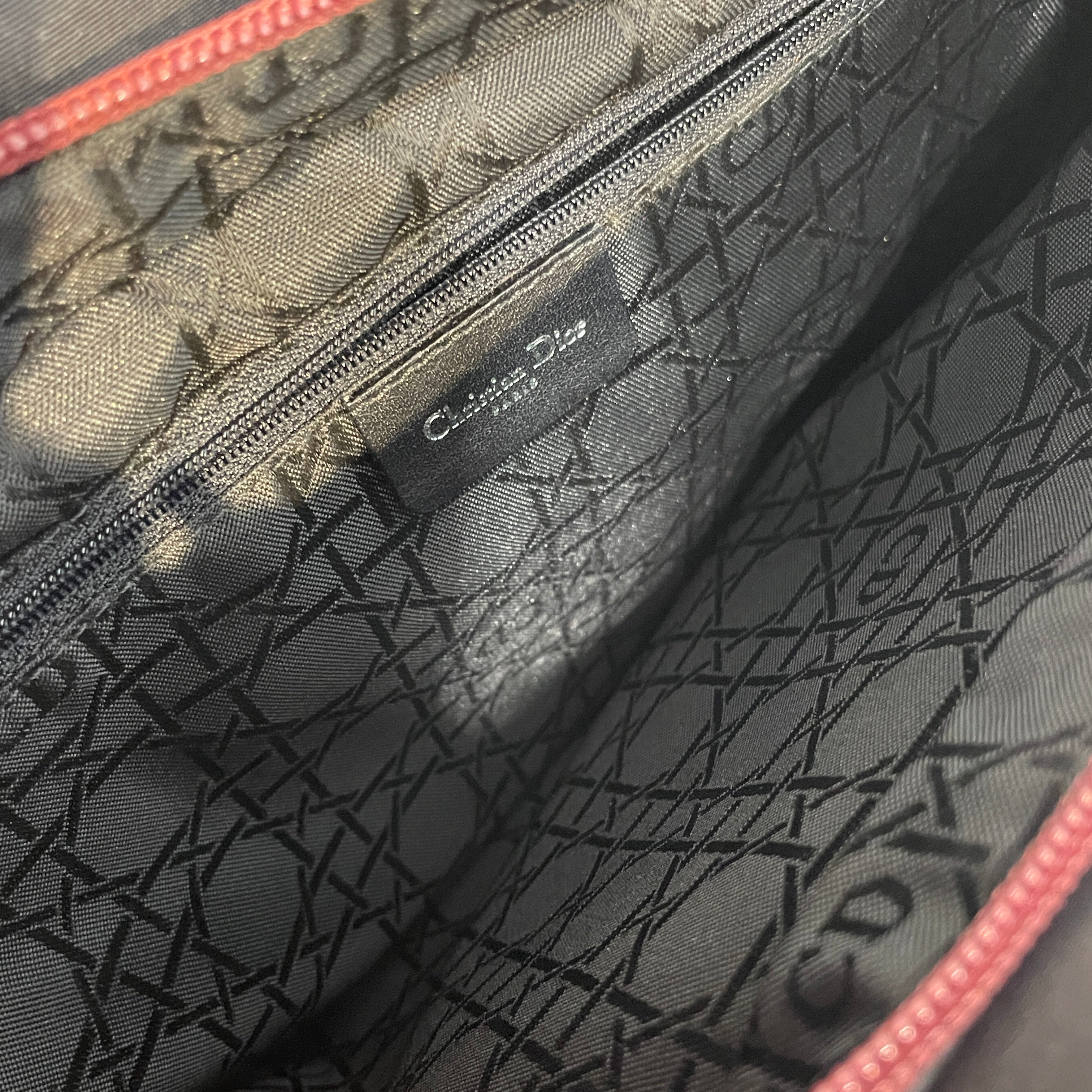 Christian Dior/Hand Bag/Cotton/BLK/Quilted Tote view 6