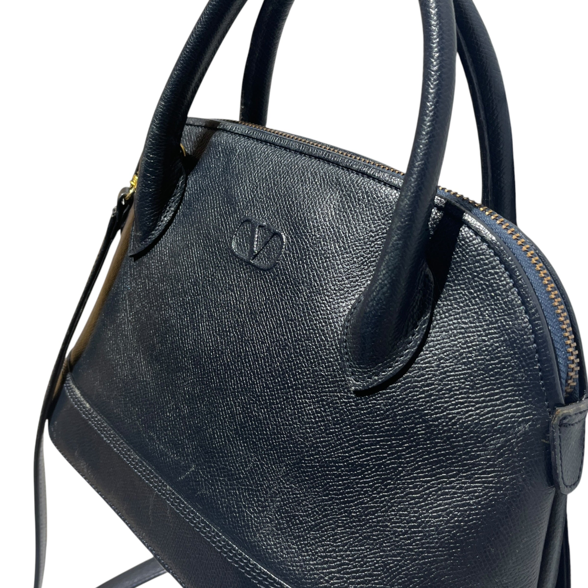 VALENTINO/Cross Body Bag/Leather/NVY/ view 6