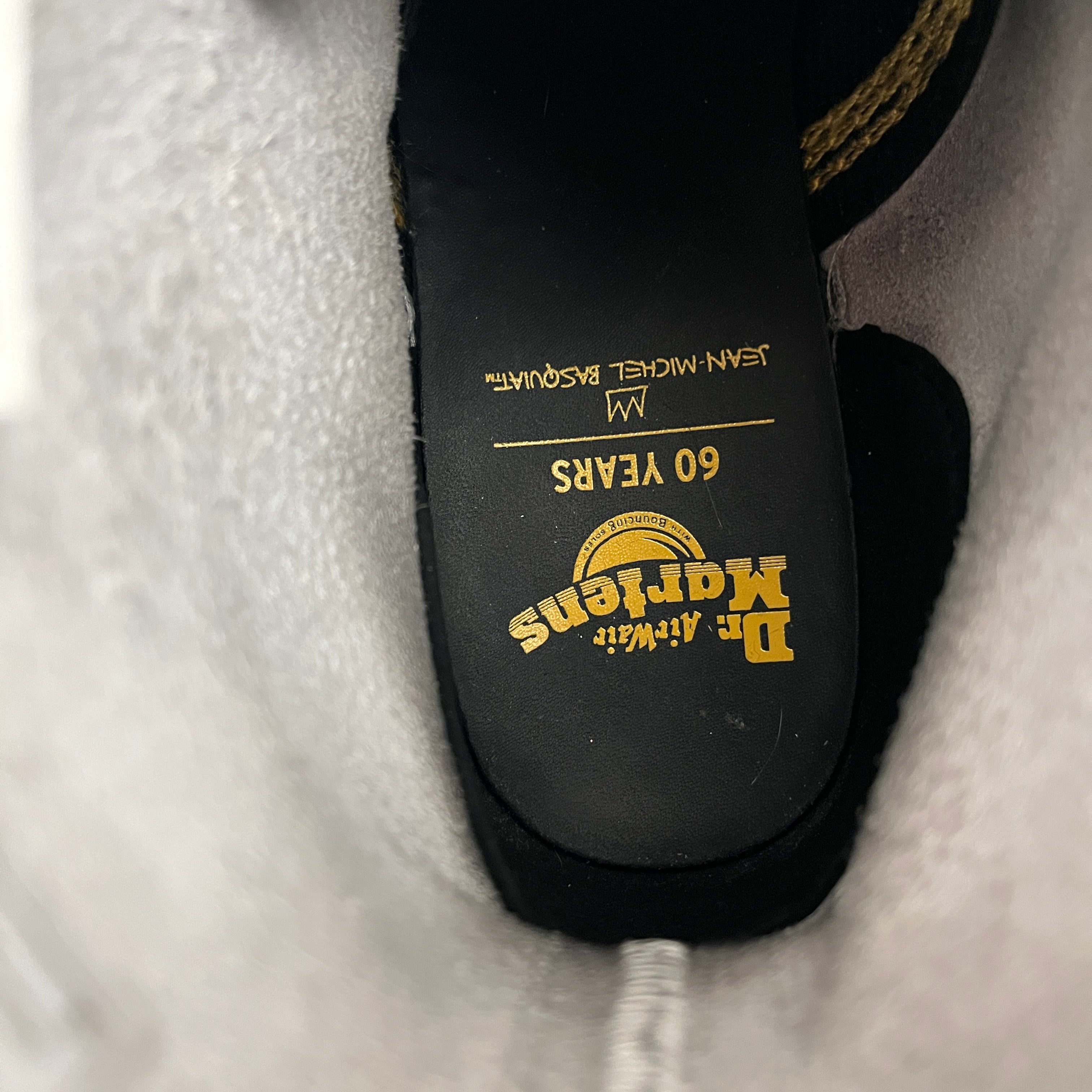 Dr.Martens/Lace Up Boots/US 10/Leather/BLK/8 Hole/basquiat view 3