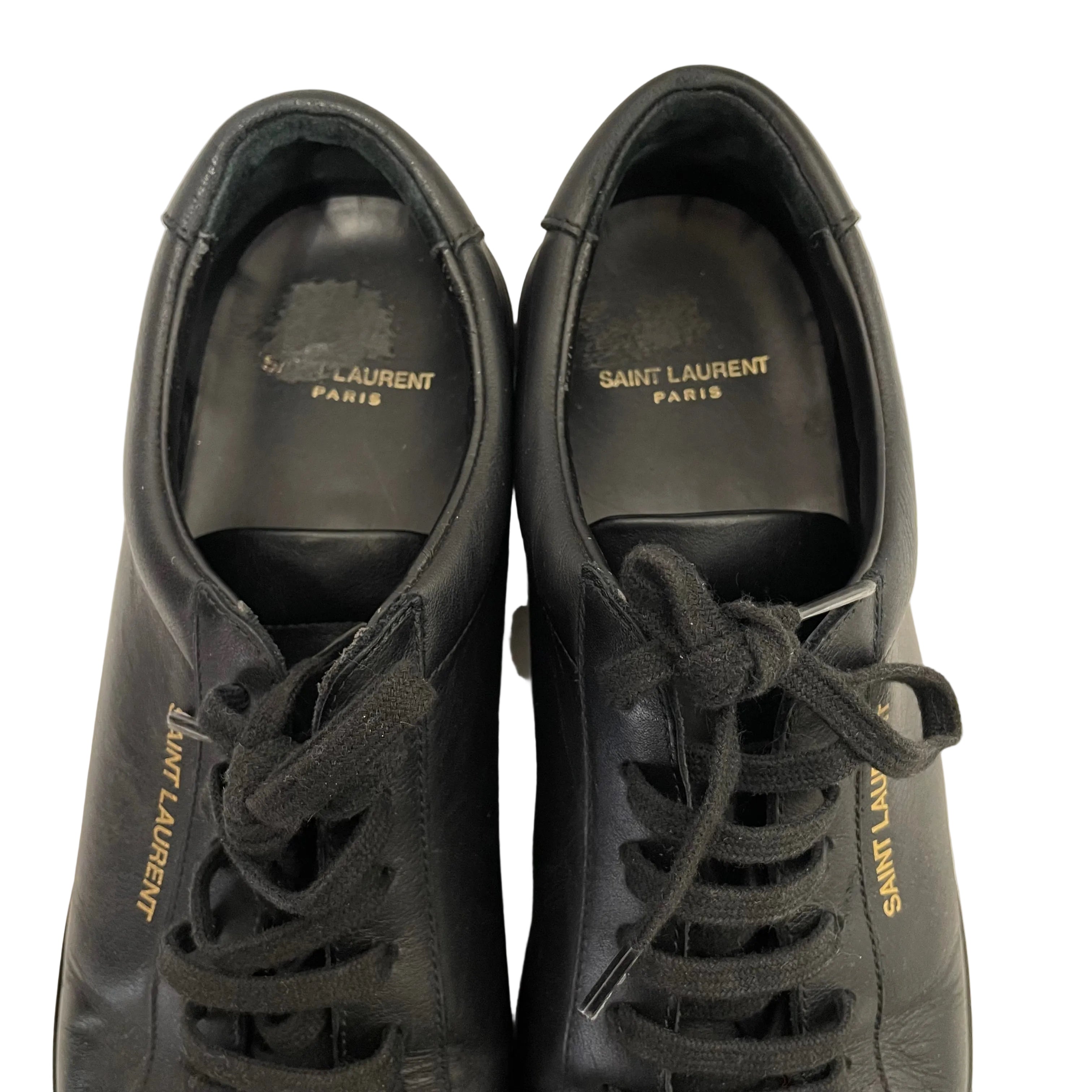 SAINT LAURENT/Low-Sneakers/US 8.5/Leather/BLK/ANDY SNEAKERS view 8