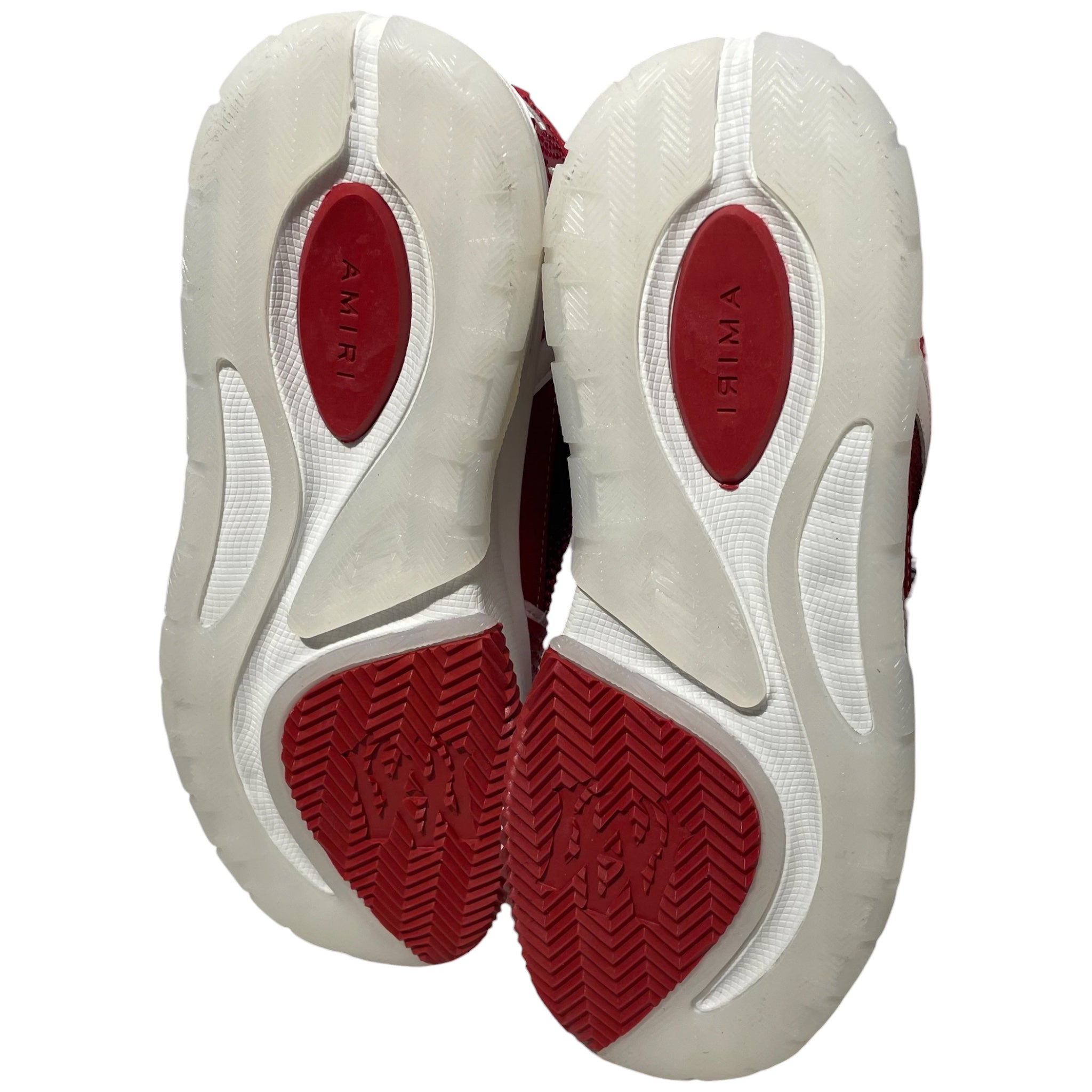 AMIRI/Hi-Sneakers/US 8.5/Leather/RED/BEDAZZLED view 5