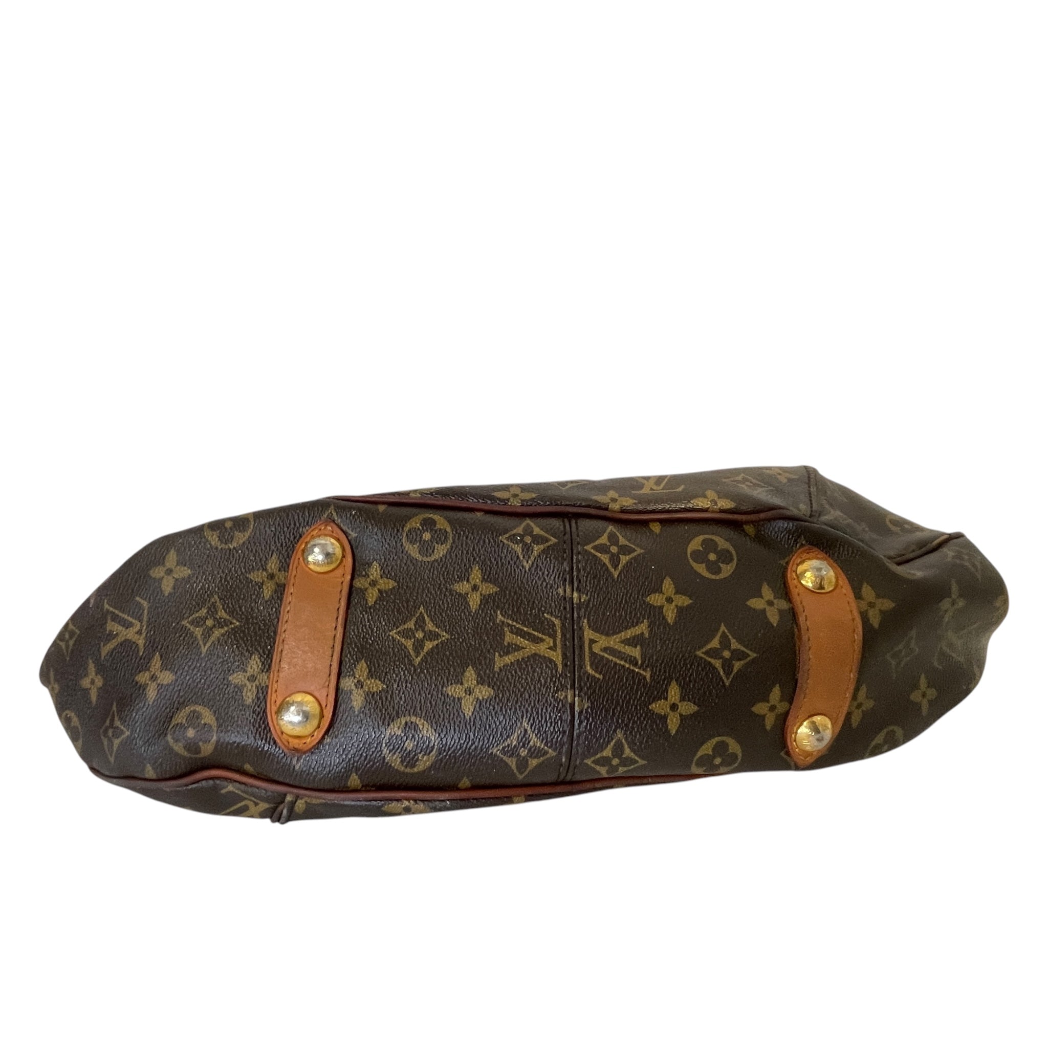 LOUIS VUITTON/Hand Bag/Monogram/Leather/BRW/Galliera Bag view 3