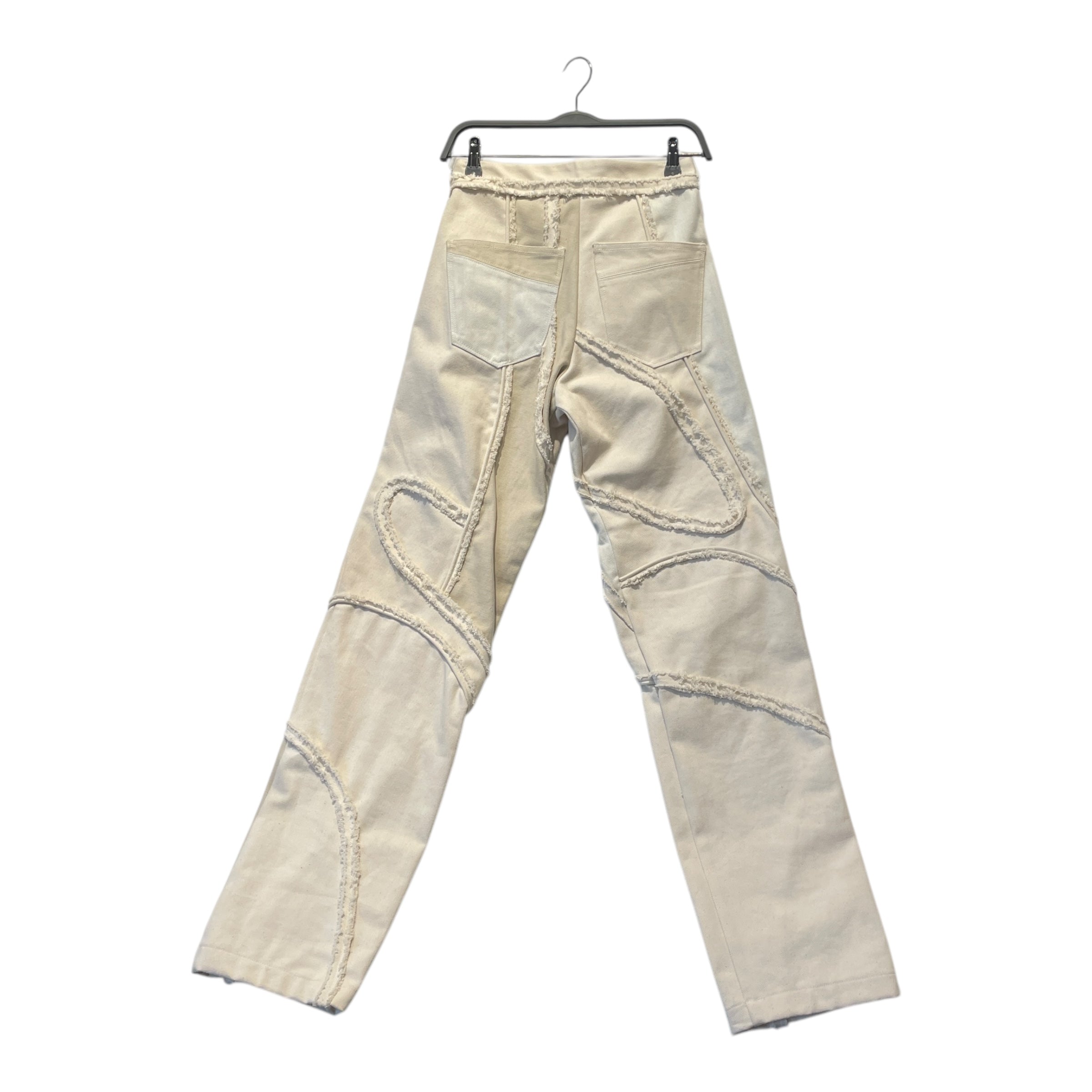 MAINLINE: RUS/FR.CA/DE/Straight Pants/26/Cotton/CRM/ view 2