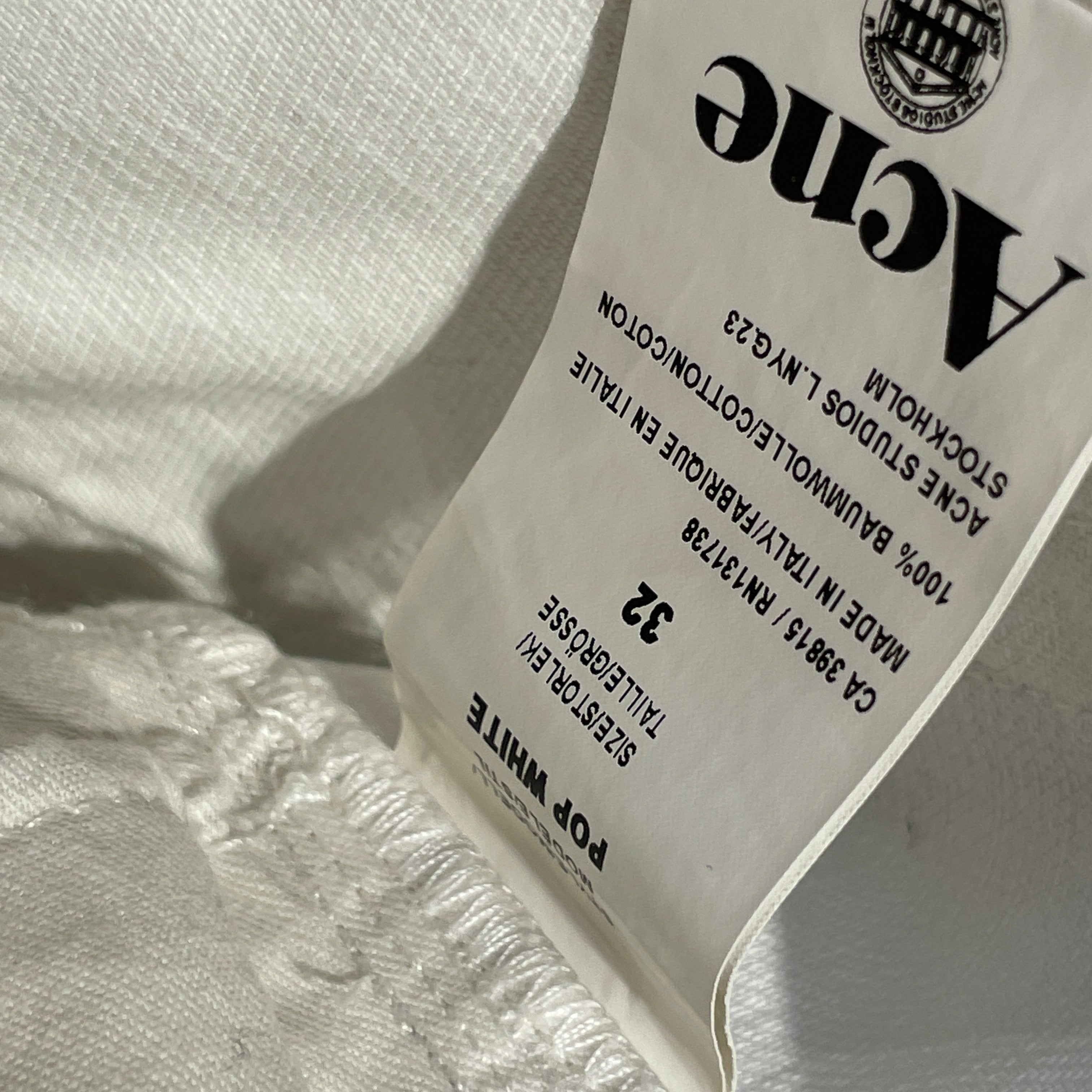Acne Studios/Pants/32/Denim/WHT/ view 4
