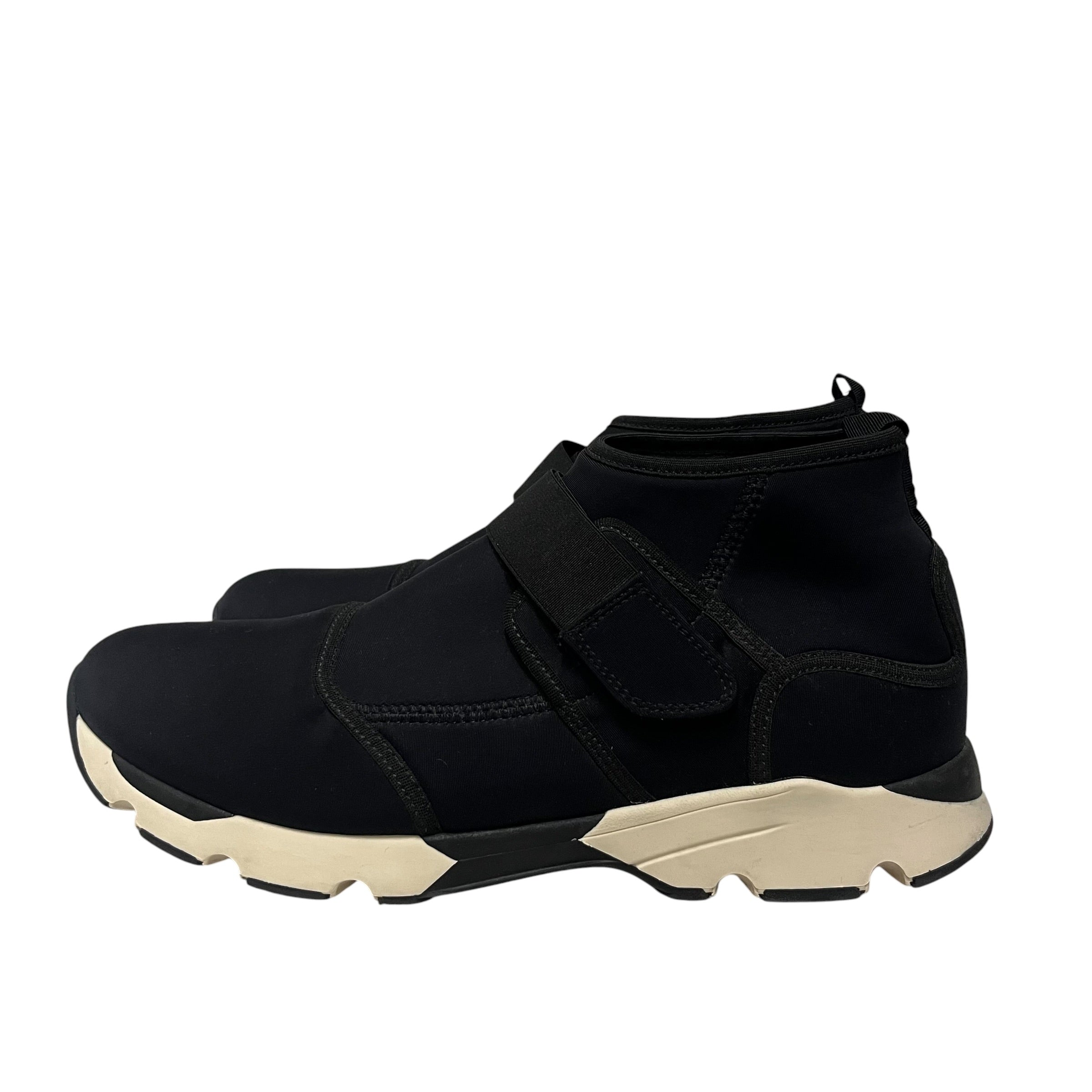 MARNI/Hi-Sneakers/US 12/Polyester/BLK/Marni Neoprene Velcro Sneaker view 3