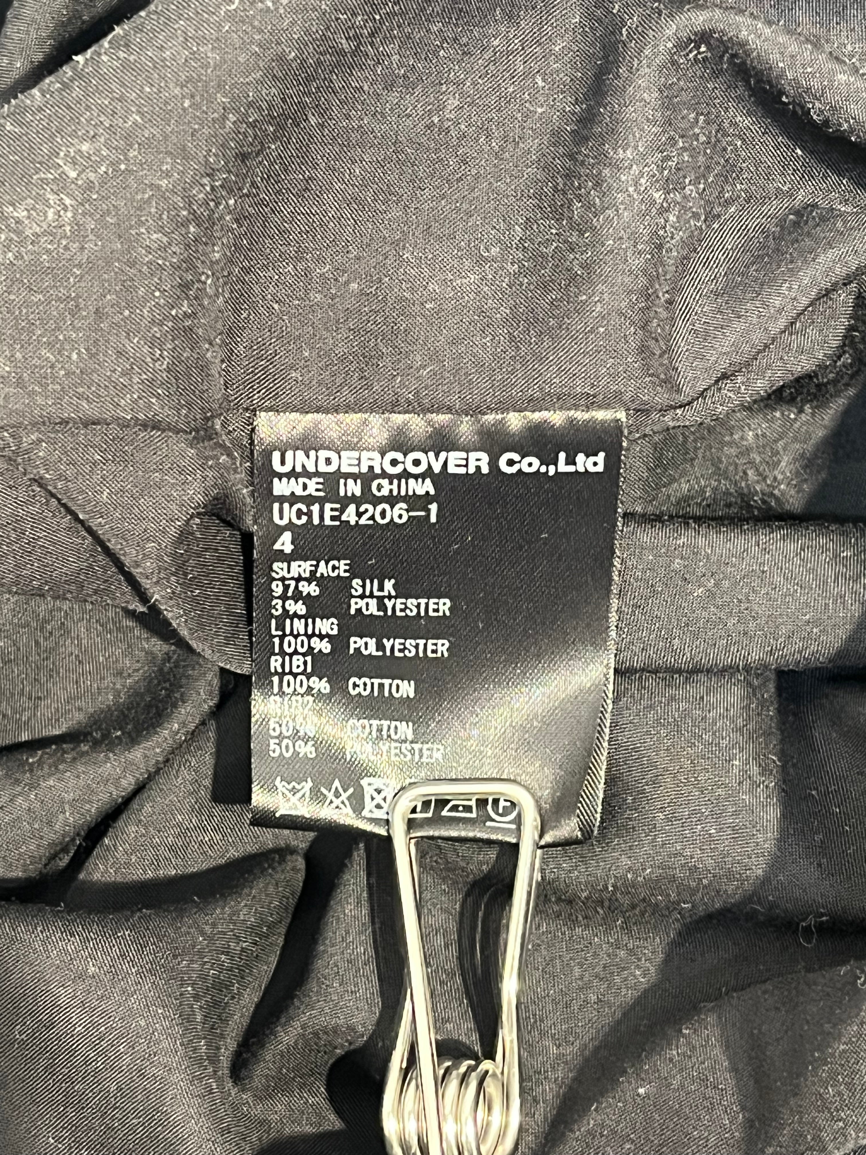 UNDERCOVER/Blouson/4/Silk/BLK/Floral Pattern/SHEER SILK BLOUSON 2025 view 6