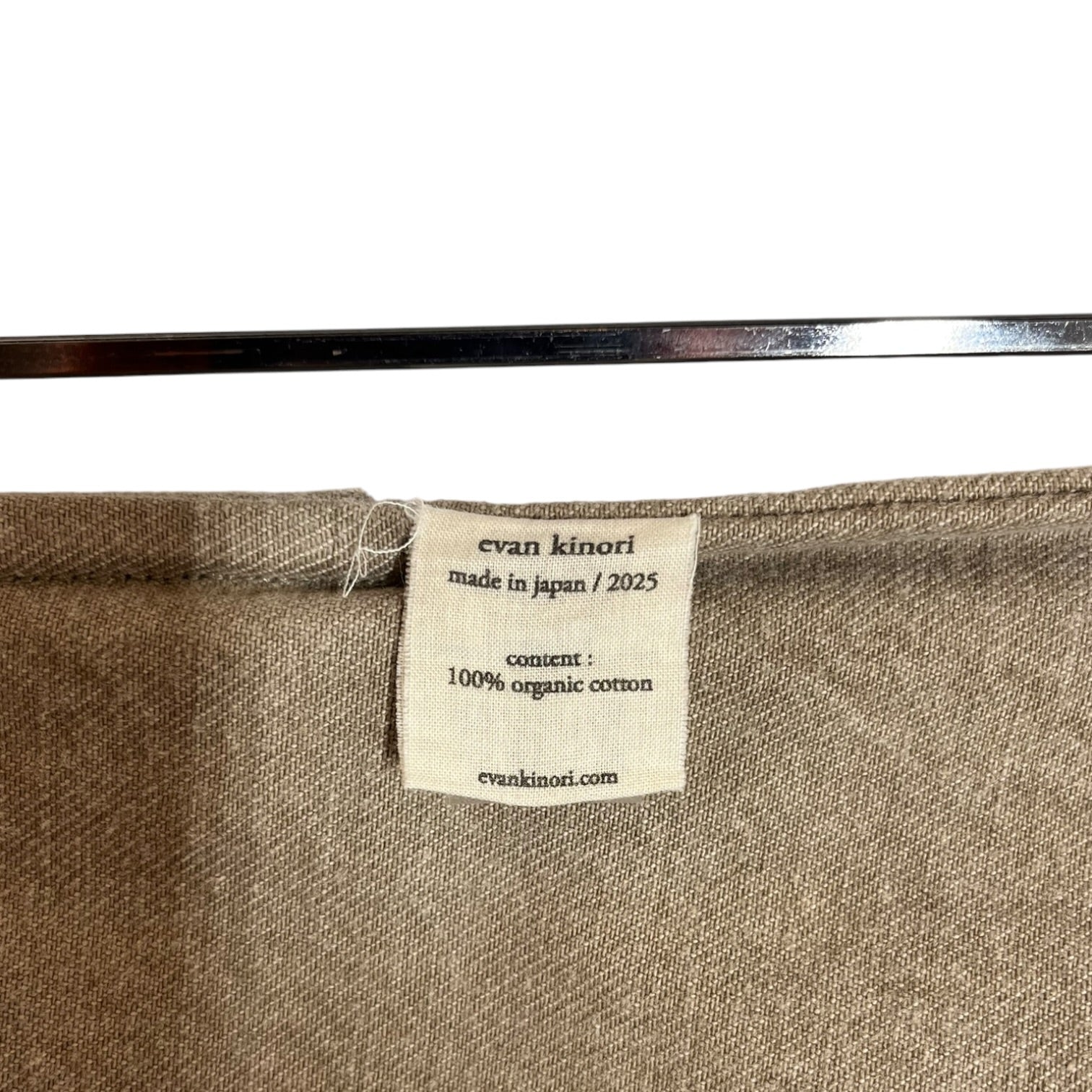 evan kinori/Straight Pants/32/Cotton/CML/2025 Made in Japan Trousers view 4