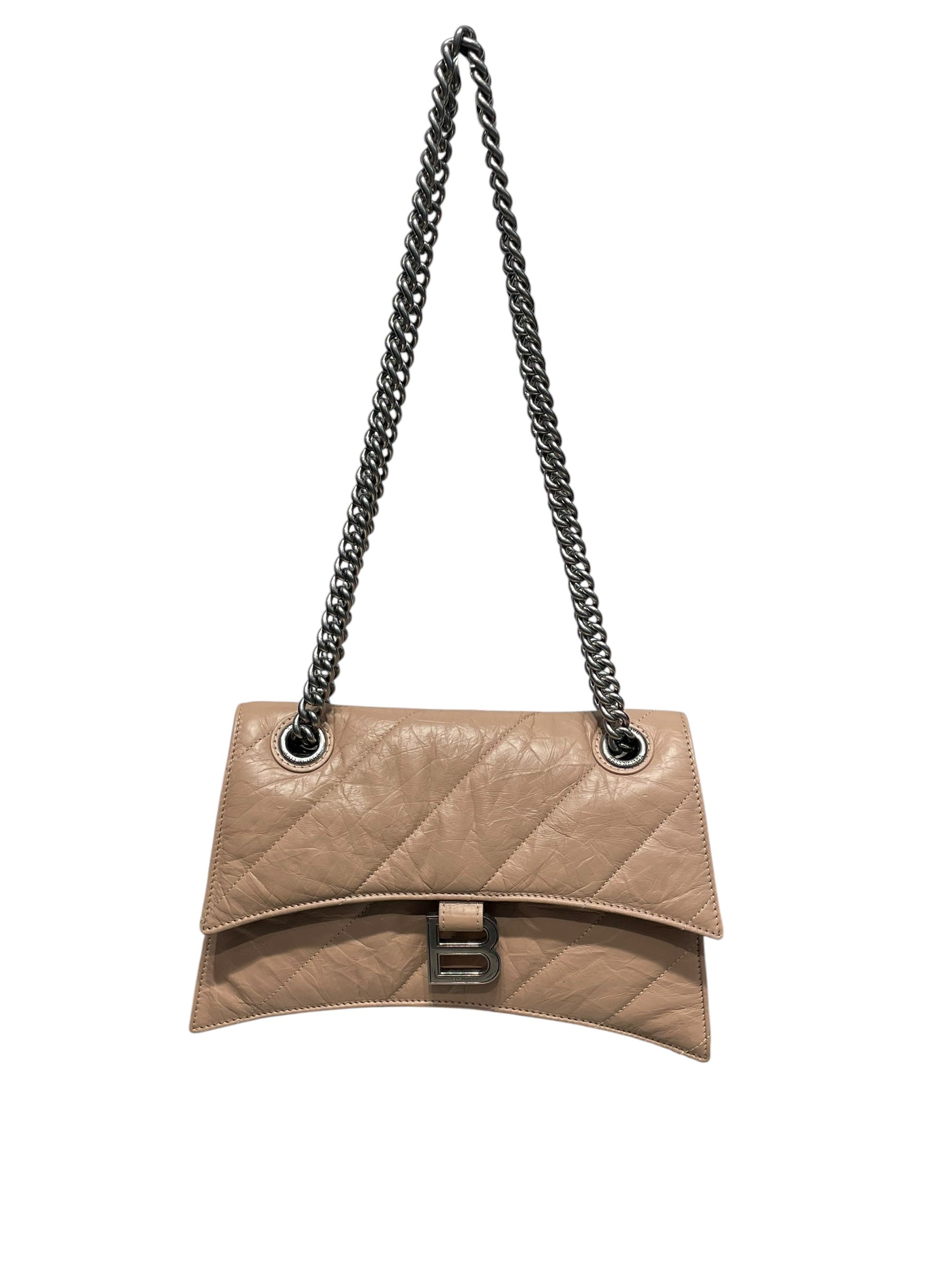 BALENCIAGA/Cross Body Bag/BEG/crushed calfskin view 1