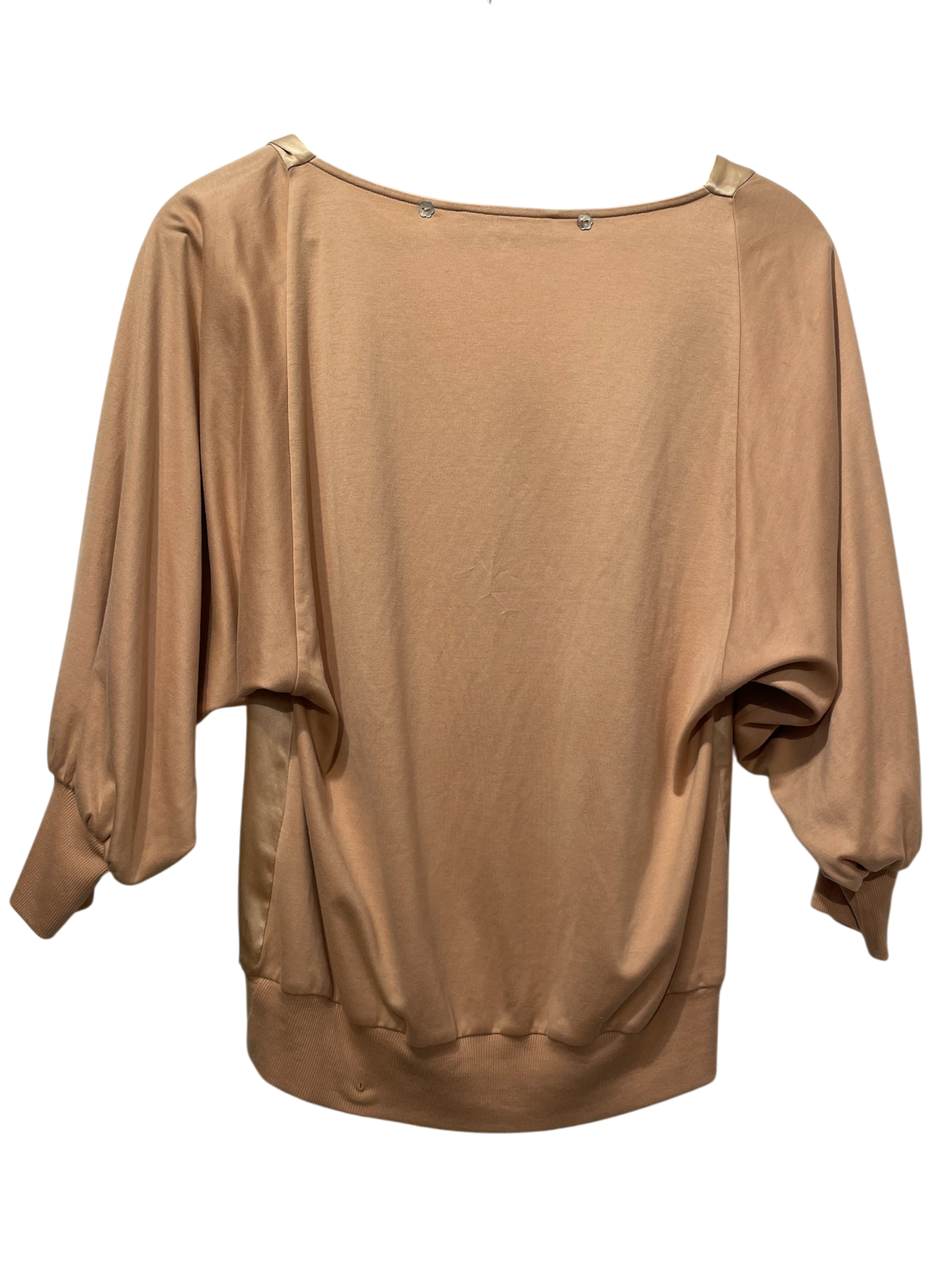 VALENTINO ROMA/LS Blouse/4/Silk/BEG/ view 2